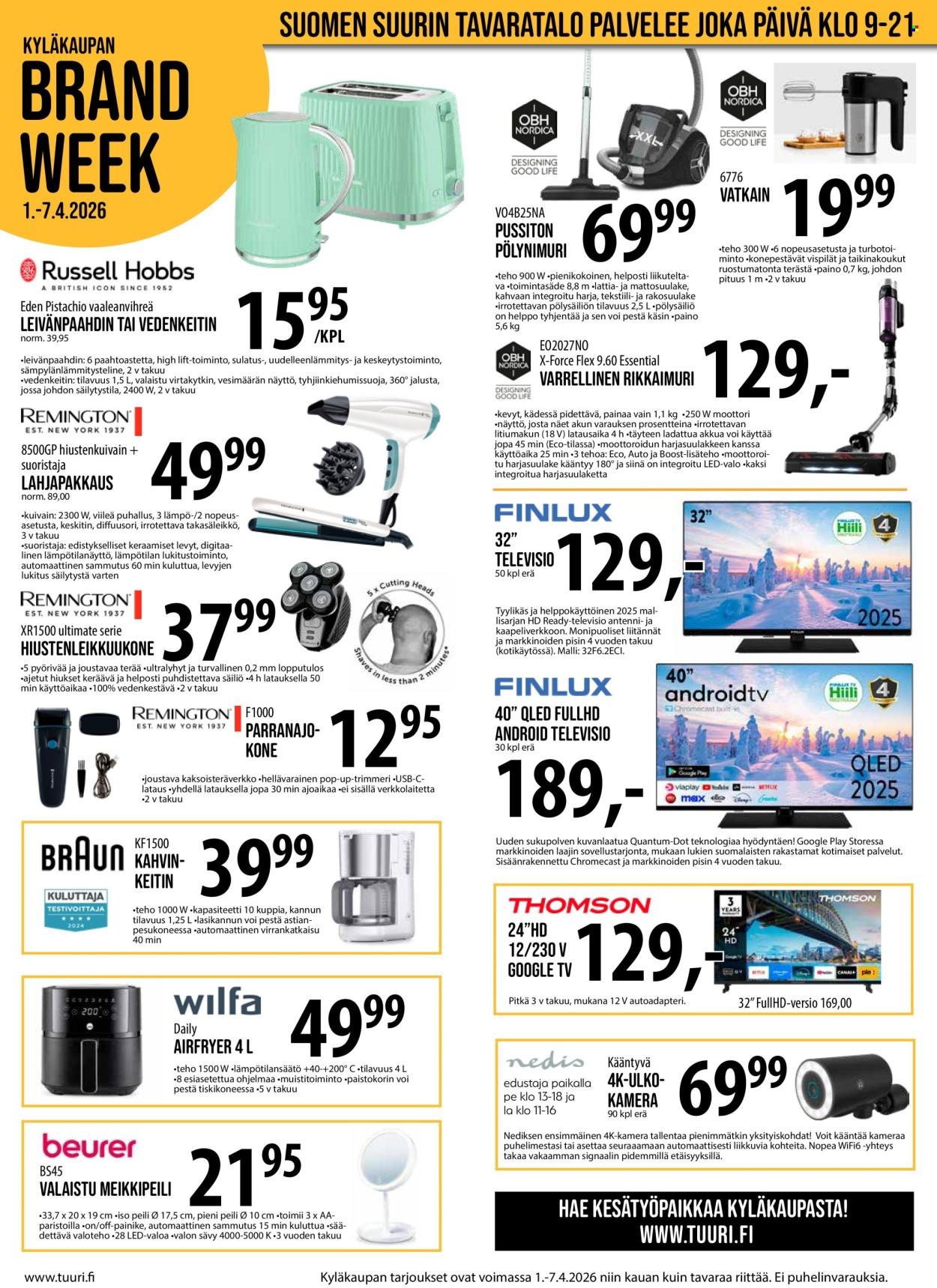 TUURI tarjoukset - Alkaen KE 1.4.2026