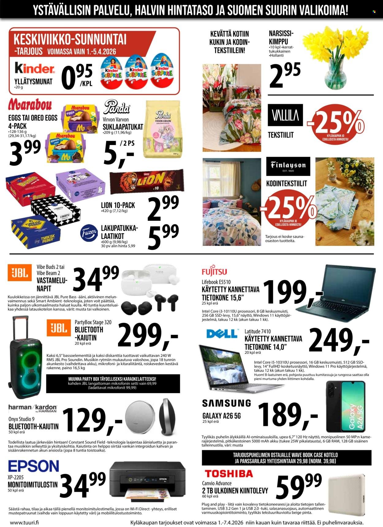 TUURI tarjoukset - Alkaen KE 1.4.2026