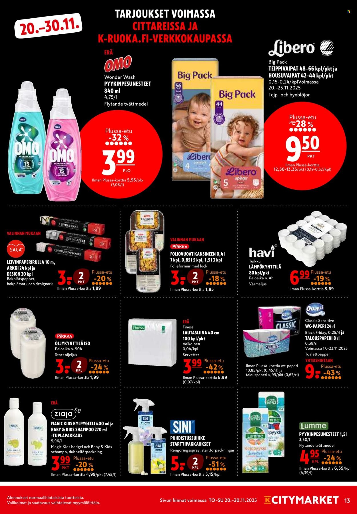 K-CITYMARKET tarjoukset - Alkaen TO 20.11.2025