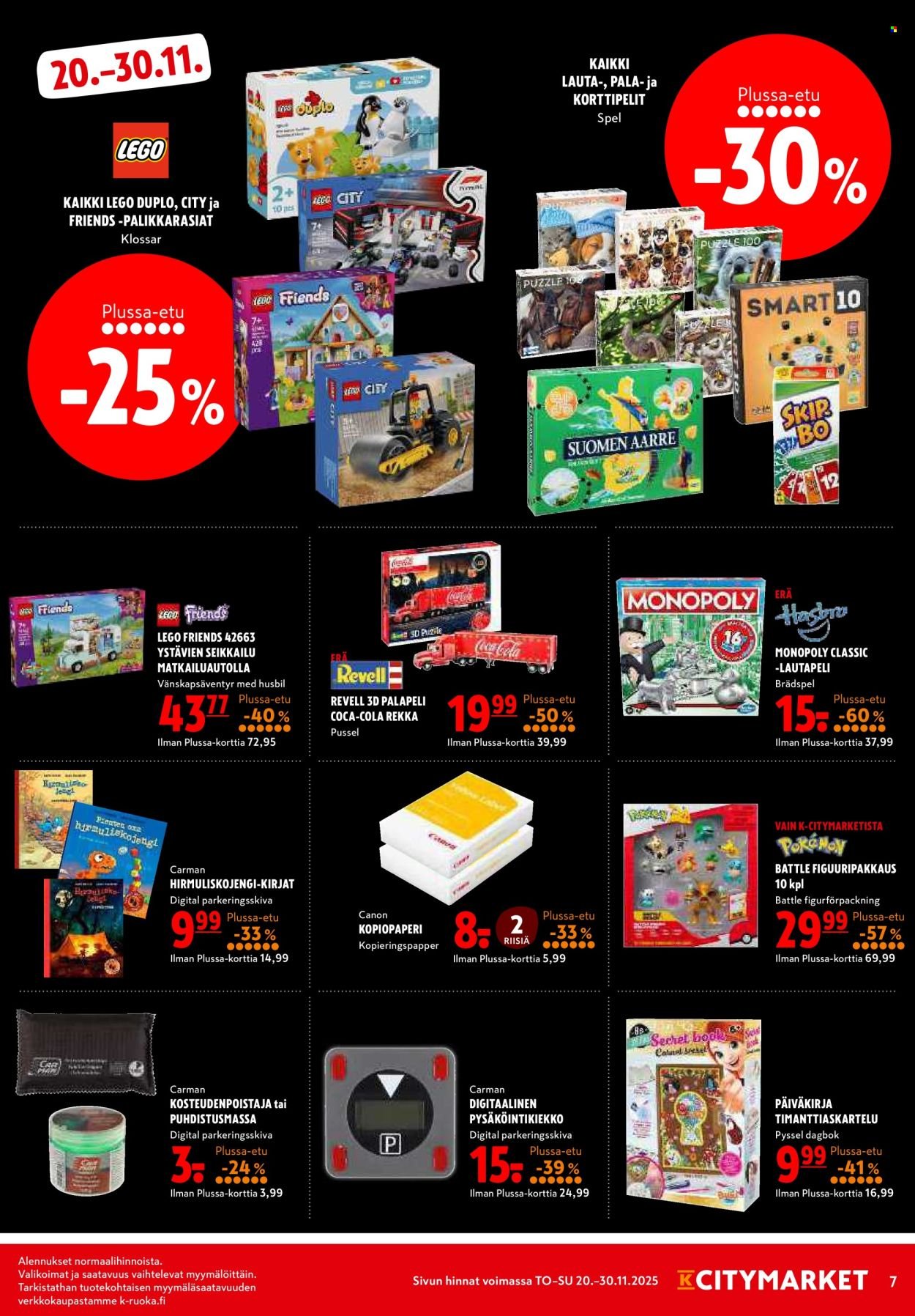 K-CITYMARKET tarjoukset - Alkaen TO 20.11.2025