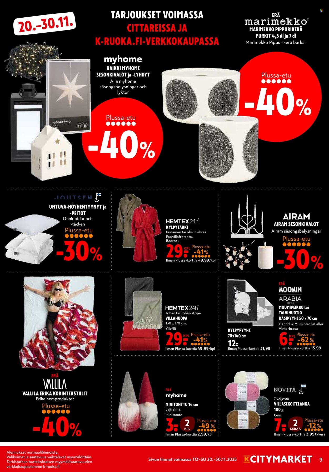 K-CITYMARKET tarjoukset - Alkaen TO 20.11.2025