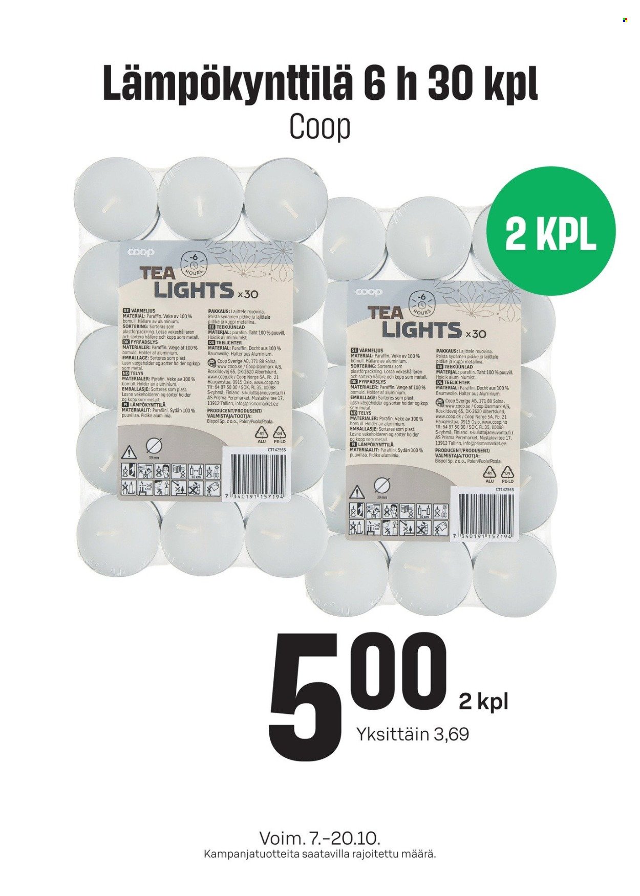 S-MARKET tarjoukset - Tok