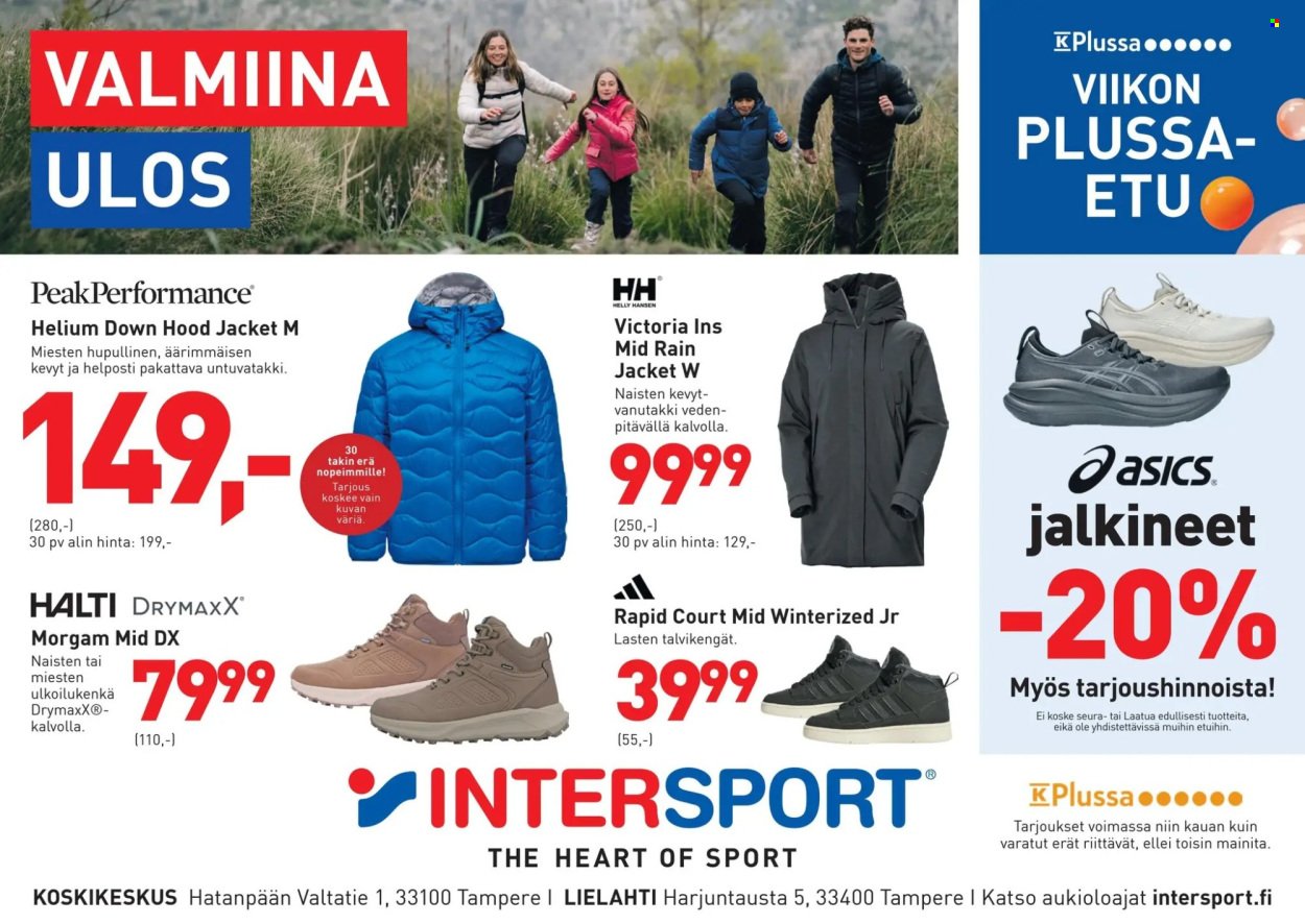 INTERSPORT tarjoukset - Valmiina ulos
