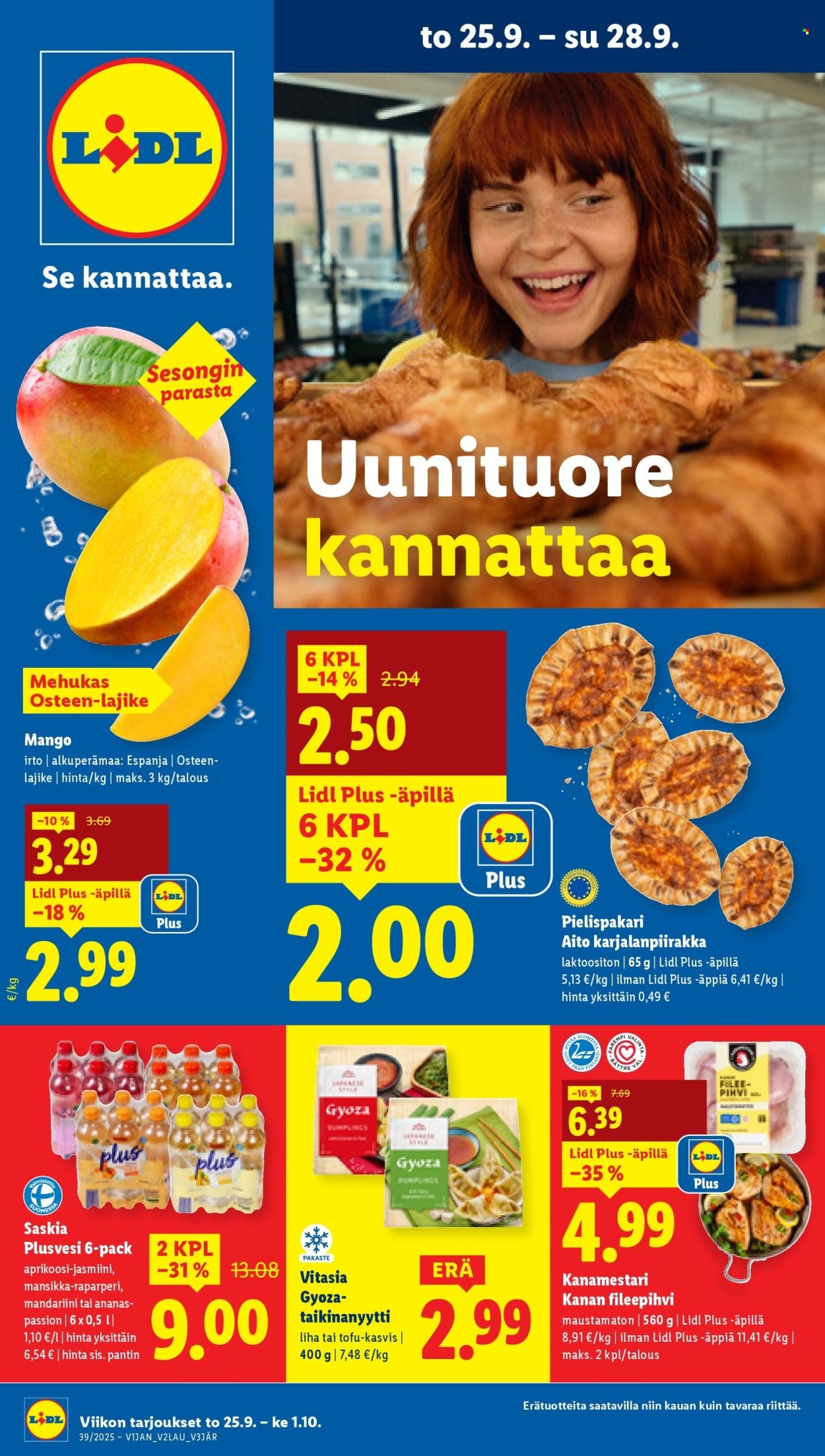 LIDL tarjoukset - Alkaen TO 25.9.2025 (2025-09-25 - 2025-10-01)