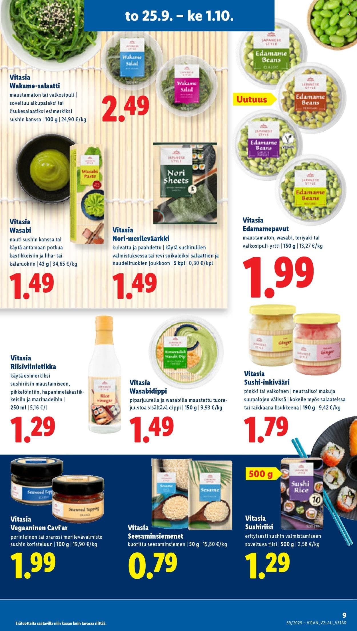 LIDL tarjoukset - Alkaen TO 25.9.2025 (2025-09-25 - 2025-10-01)