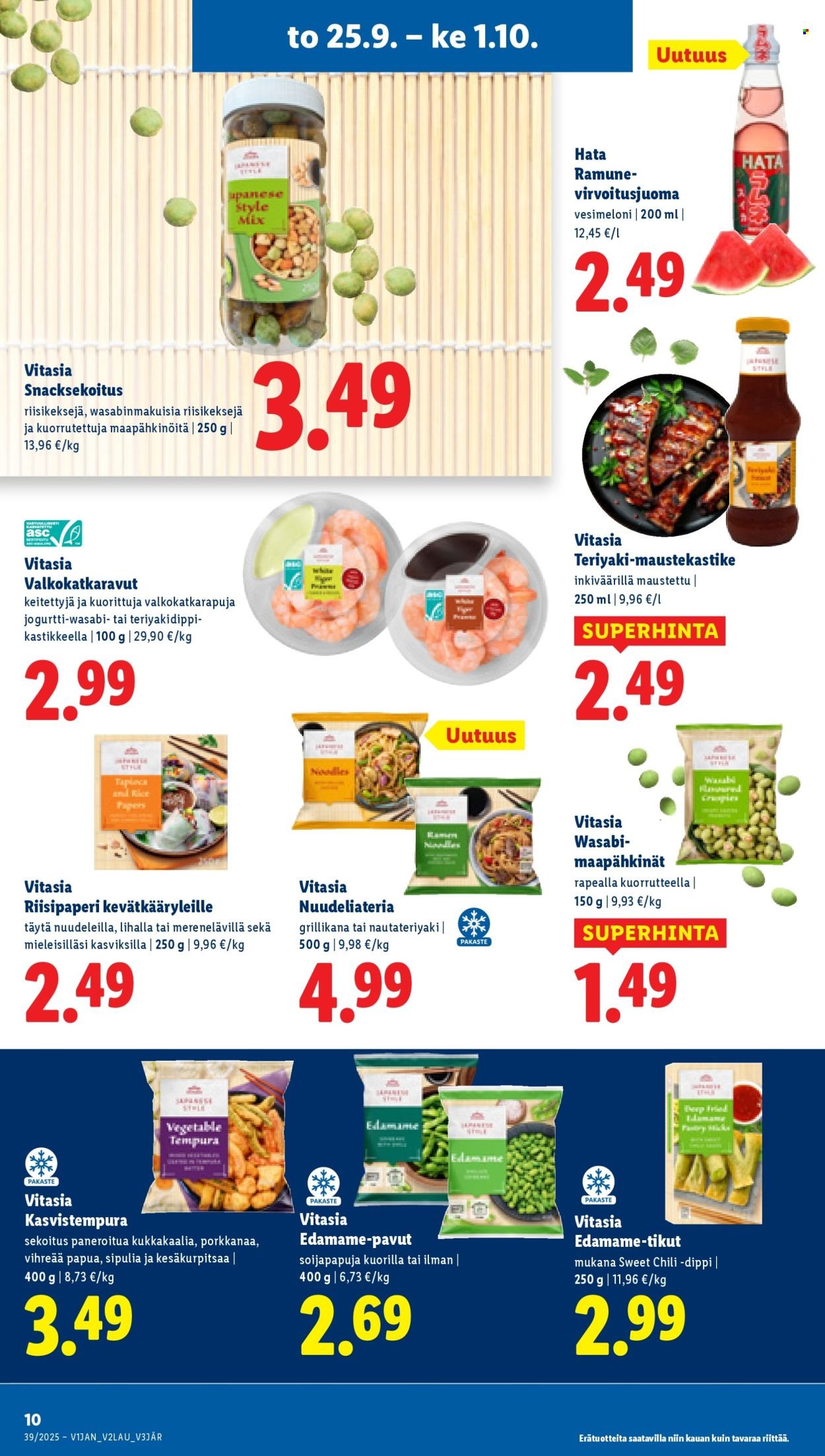 LIDL tarjoukset - Alkaen TO 25.9.2025 (2025-09-25 - 2025-10-01)