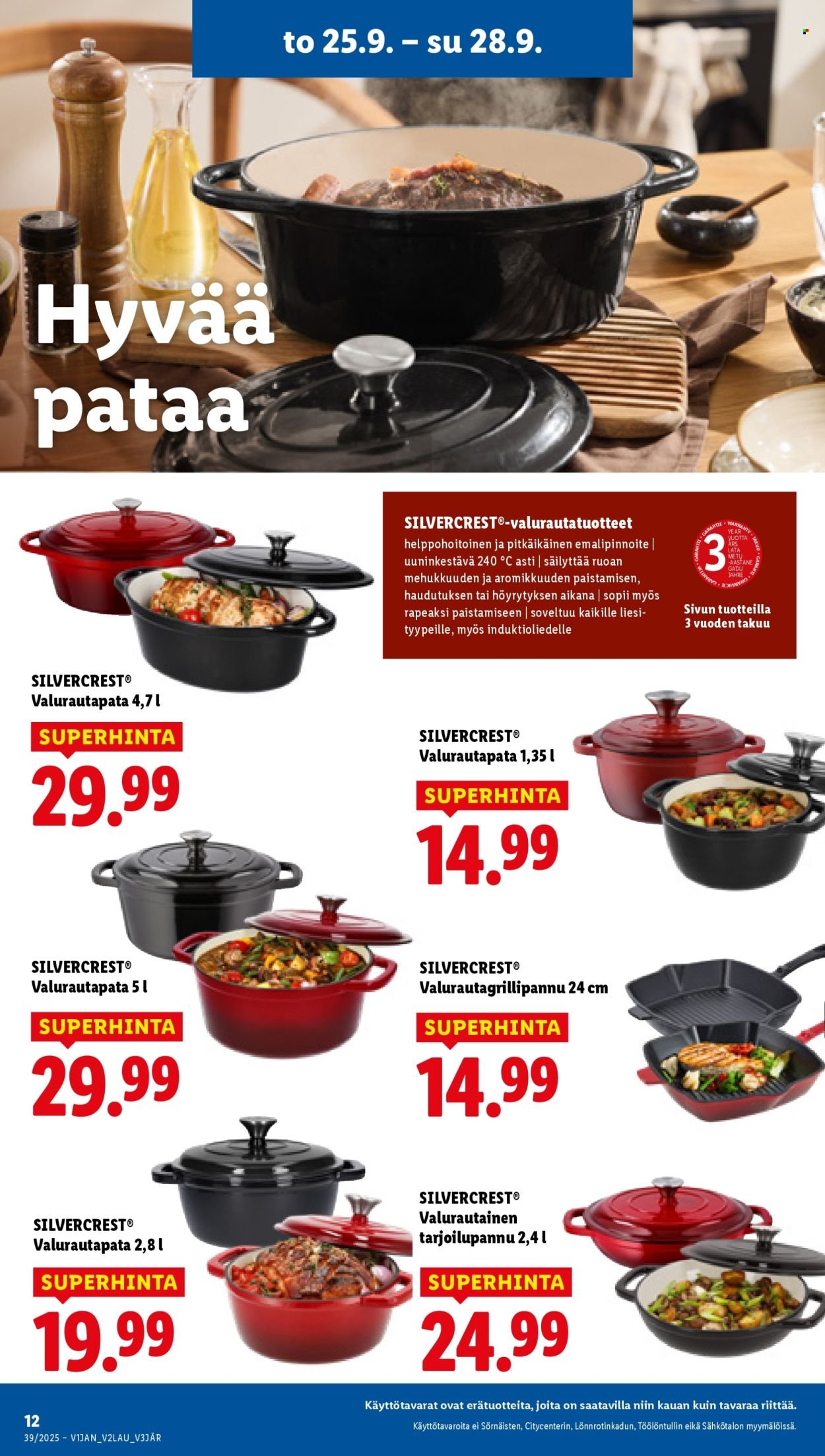 LIDL tarjoukset - Alkaen TO 25.9.2025 (2025-09-25 - 2025-10-01)