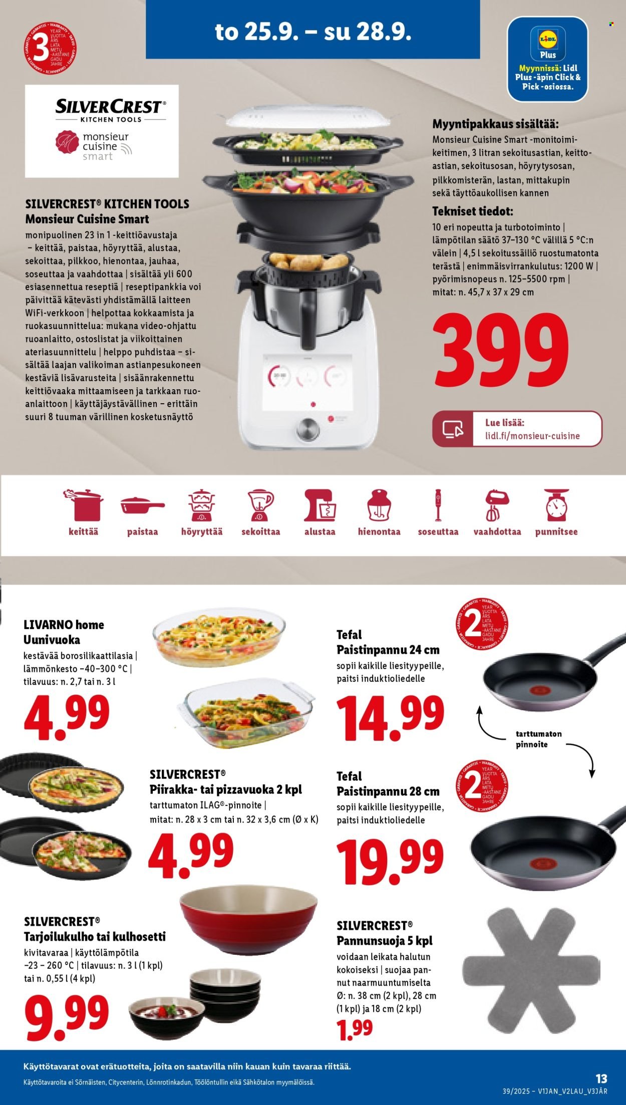 LIDL tarjoukset - Alkaen TO 25.9.2025 (2025-09-25 - 2025-10-01)