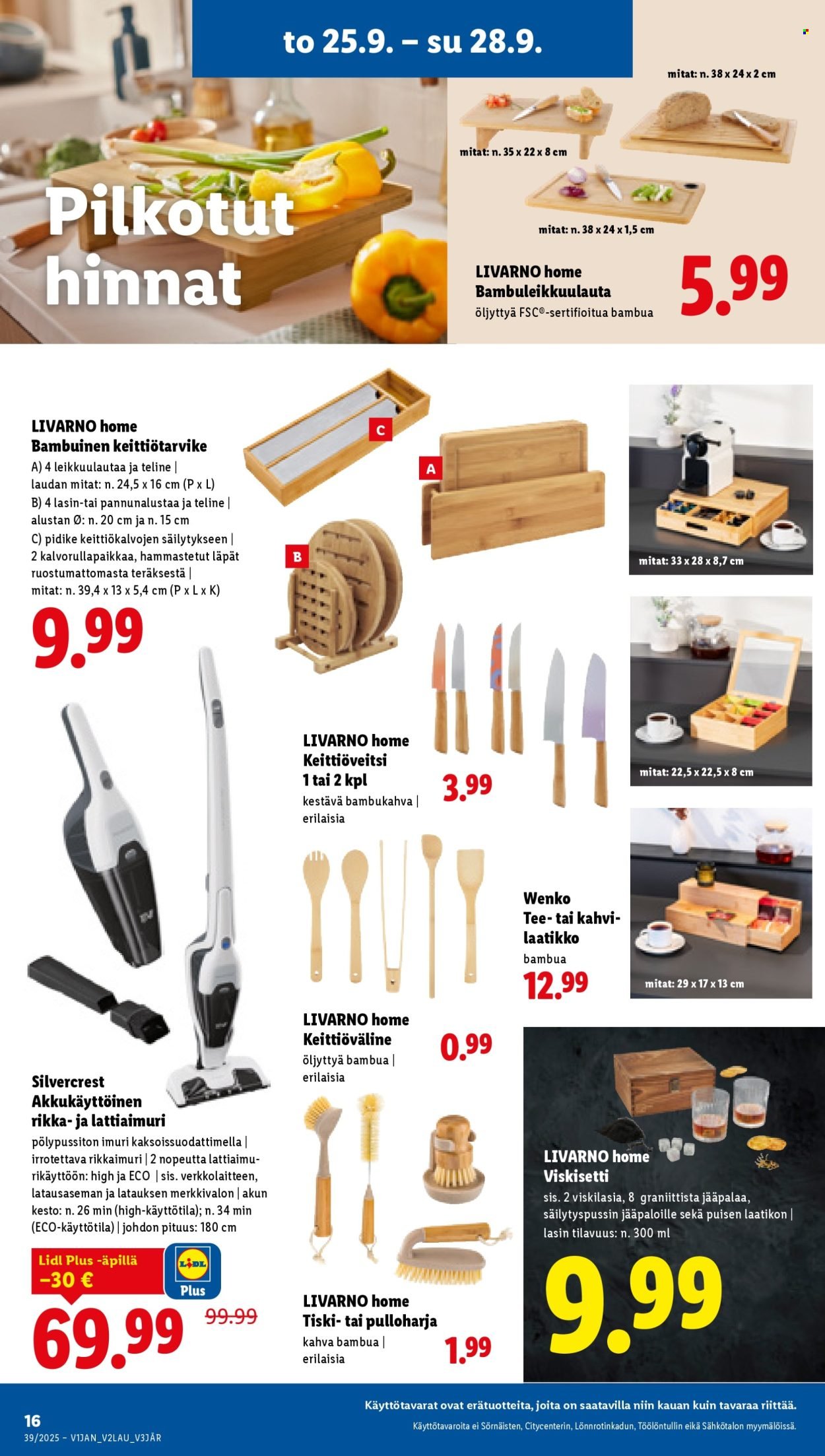 LIDL tarjoukset - Alkaen TO 25.9.2025 (2025-09-25 - 2025-10-01)