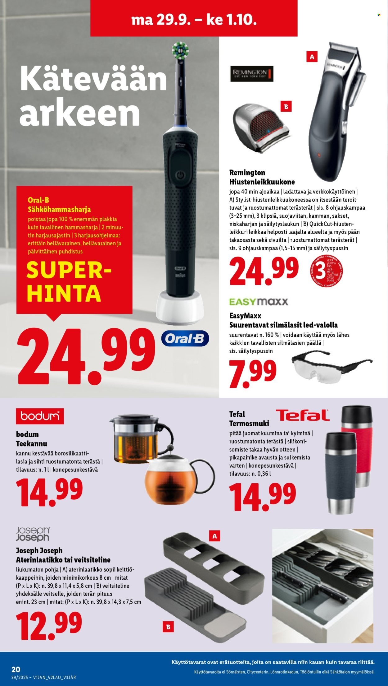 LIDL tarjoukset - Alkaen TO 25.9.2025 (2025-09-25 - 2025-10-01)