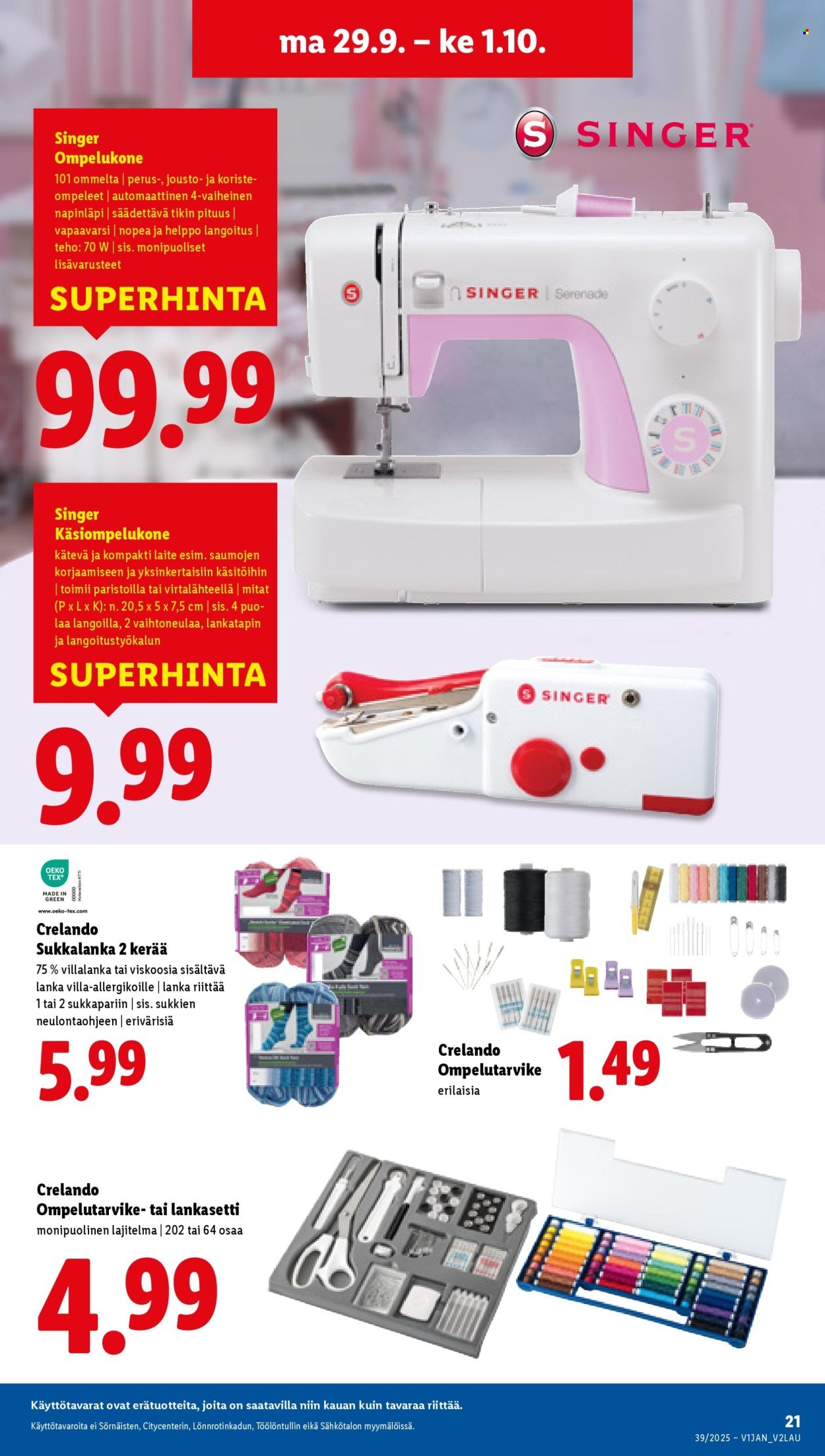 LIDL tarjoukset - Alkaen TO 25.9.2025 (2025-09-25 - 2025-10-01)