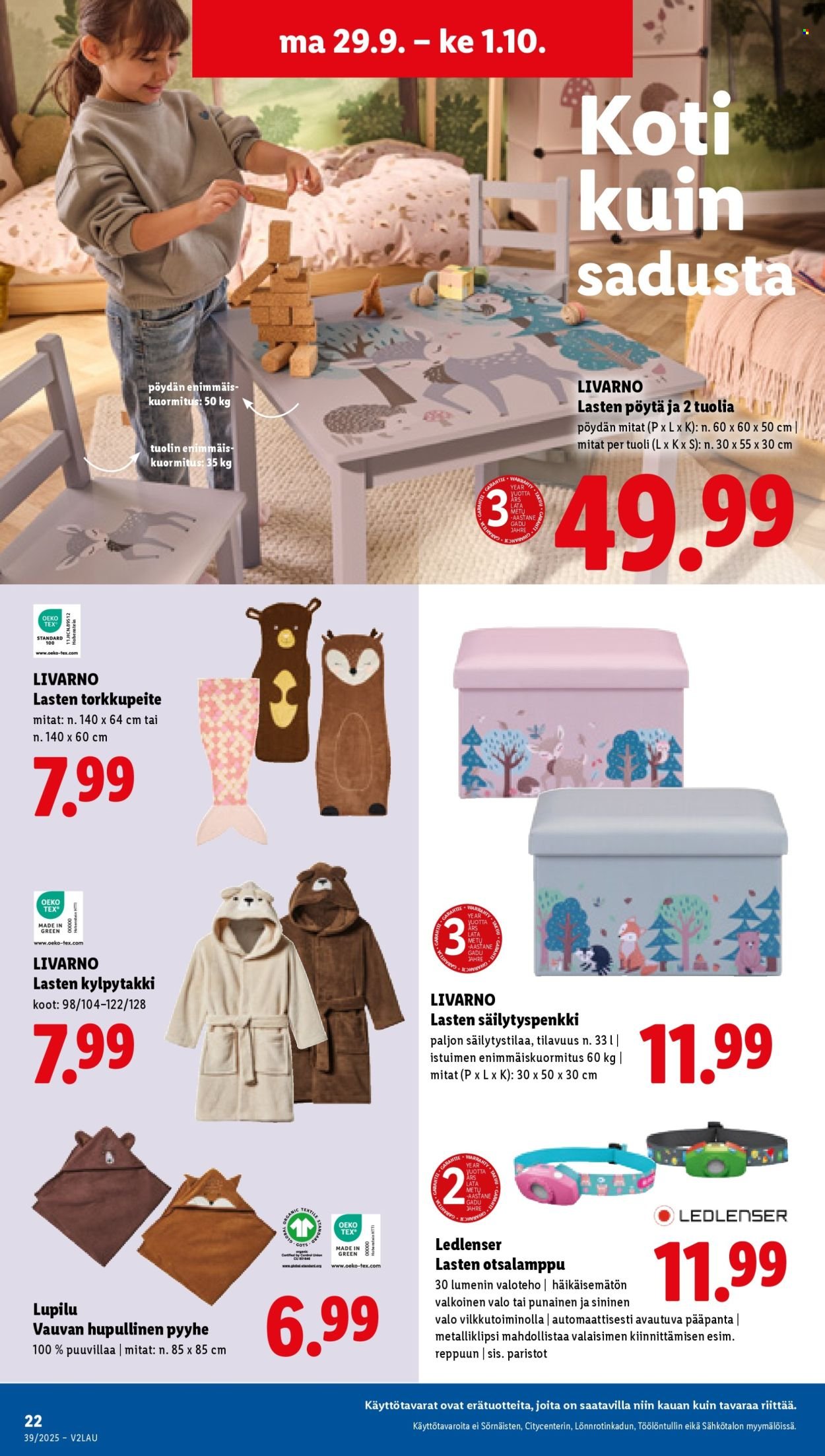 LIDL tarjoukset - Alkaen TO 25.9.2025 (2025-09-25 - 2025-10-01)