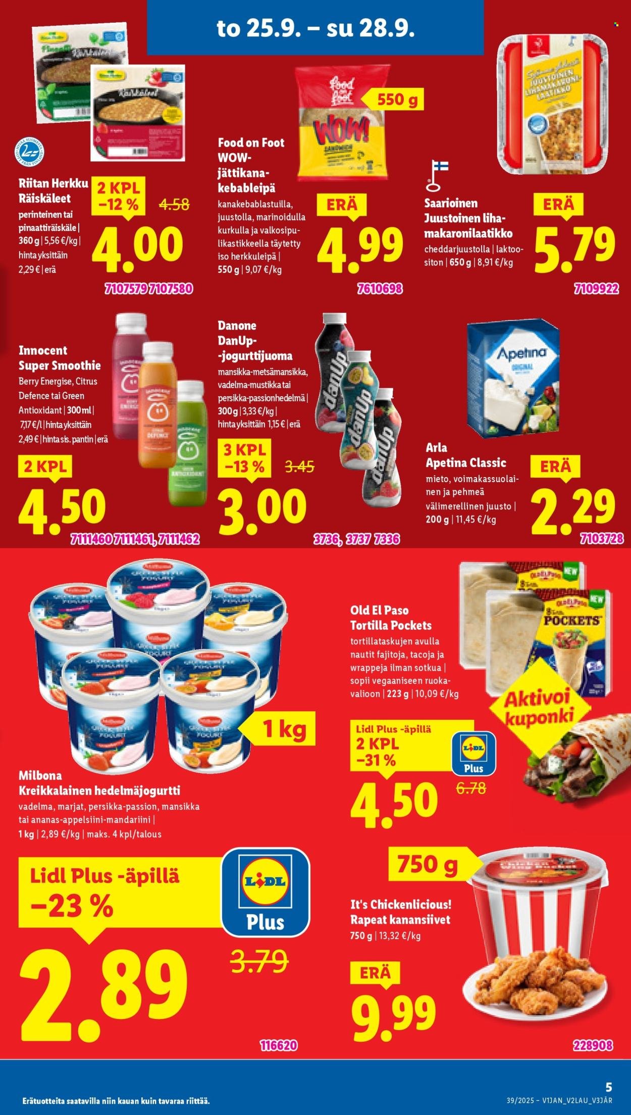 LIDL tarjoukset - Alkaen TO 25.9.2025 (2025-09-25 - 2025-10-01)