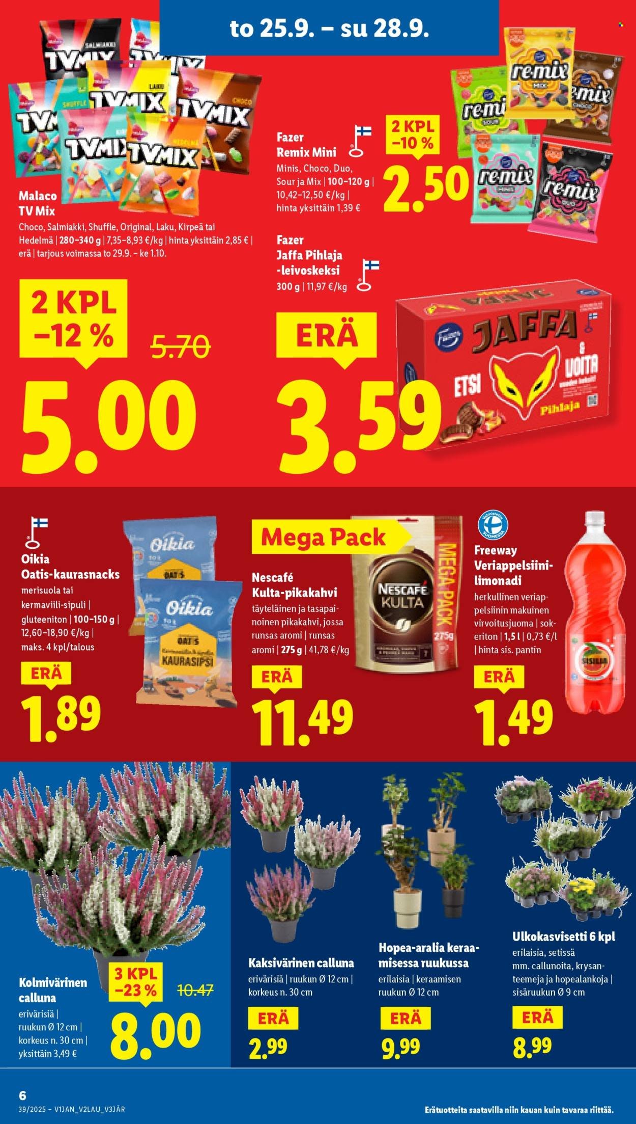 LIDL tarjoukset - Alkaen TO 25.9.2025 (2025-09-25 - 2025-10-01)