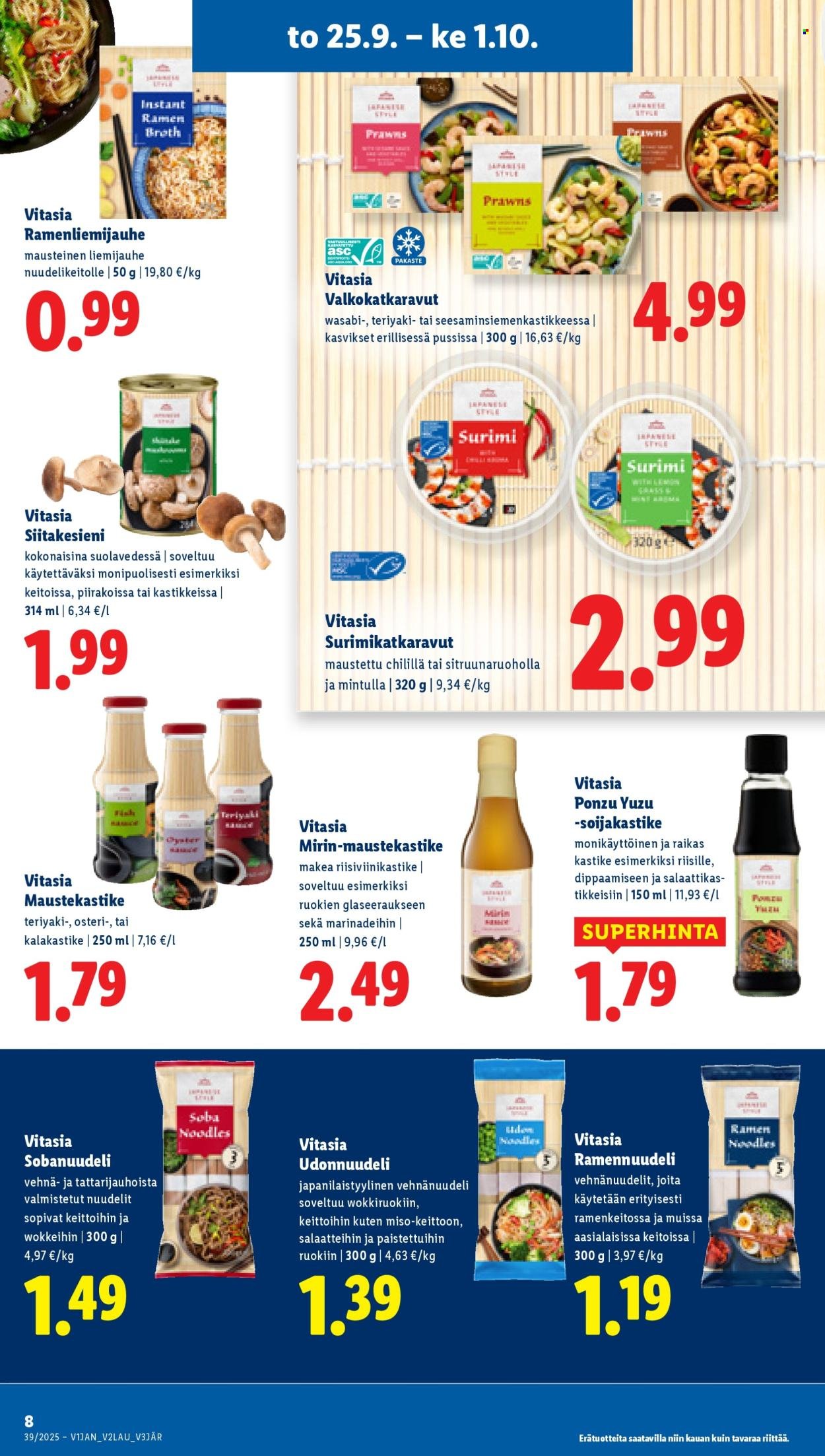 LIDL tarjoukset - Alkaen TO 25.9.2025 (2025-09-25 - 2025-10-01)