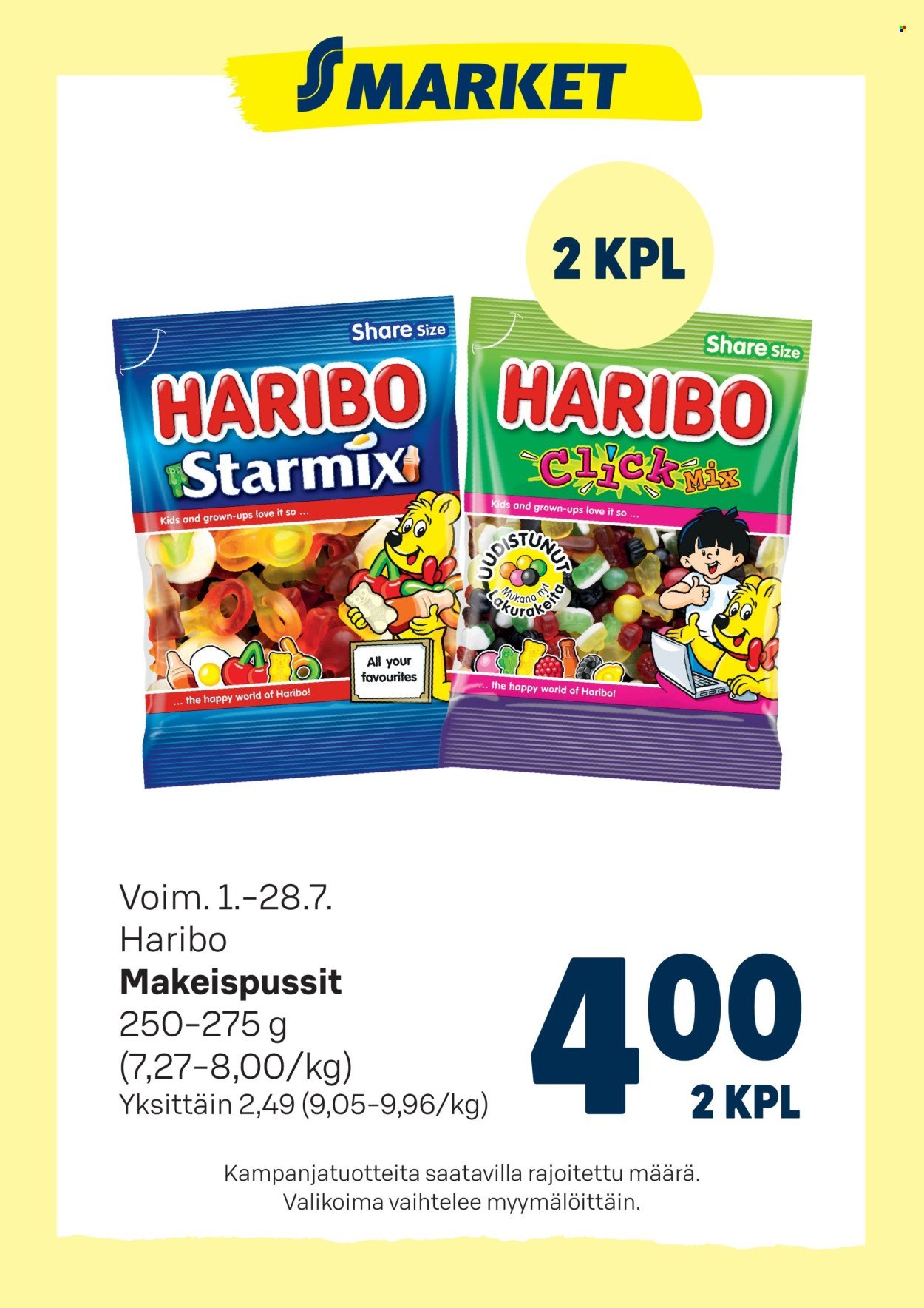 S-MARKET tarjoukset - Haribo