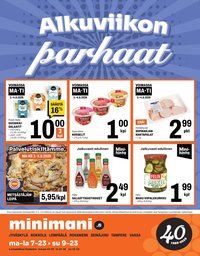 MINIMANI tarjoukset - Alkaen MA 3.8.2026