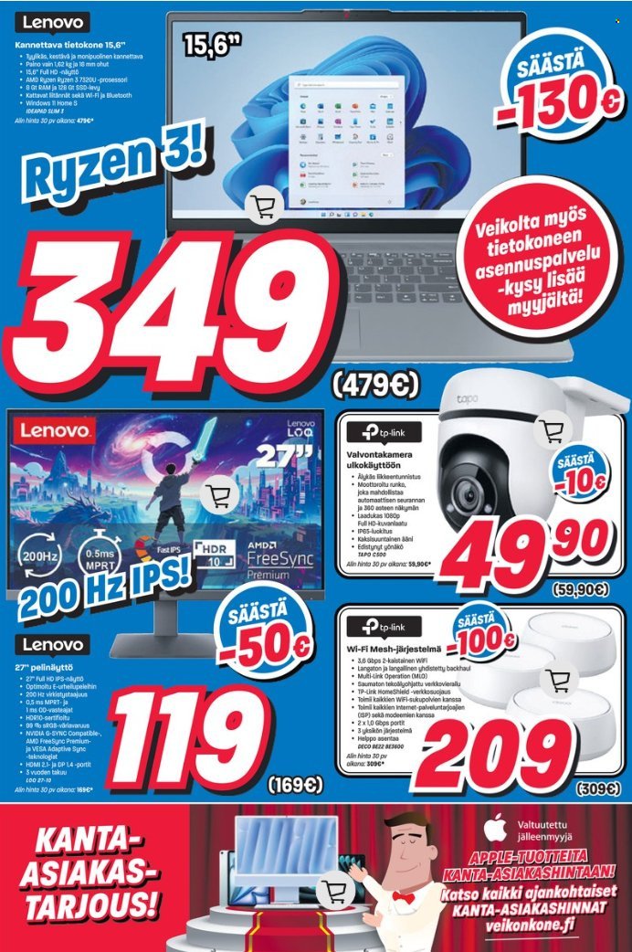 VEIKON KONE tarjoukset - Alkaen MA 19.10.2026