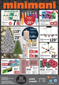 MINIMANI tarjoukset - Alkaen KE 19.11.2025