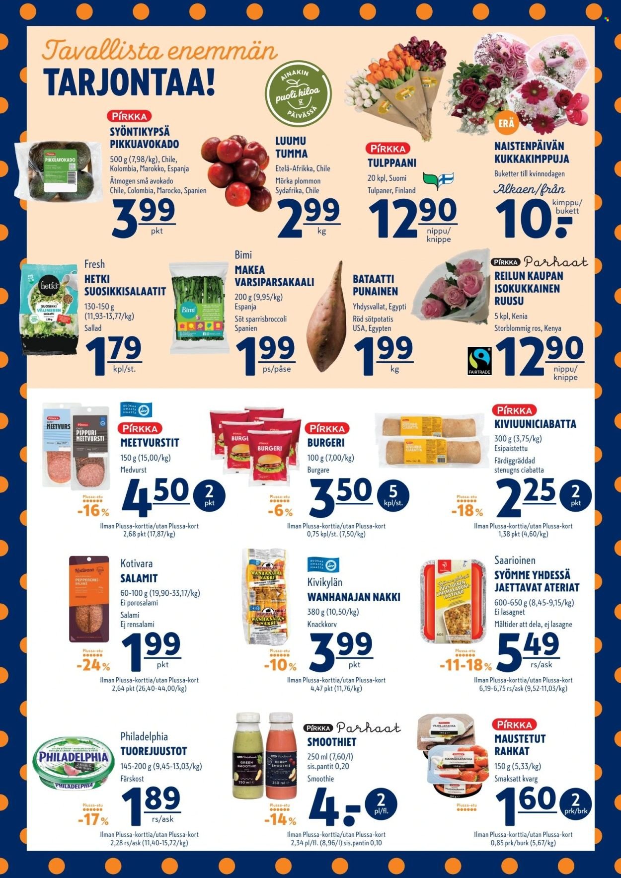 K-SUPERMARKET tarjoukset - Tavallista parempaa ja naistenpäivää