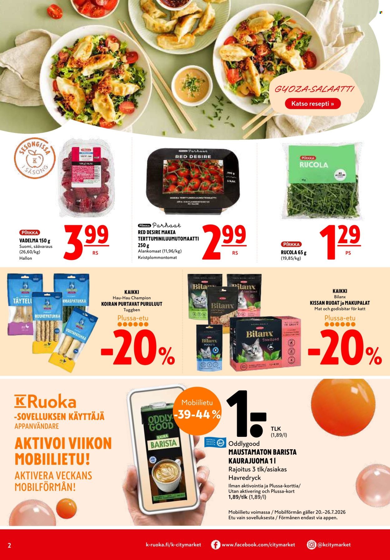 K-CITYMARKET tarjoukset - Alkaen MA 20.7.2026