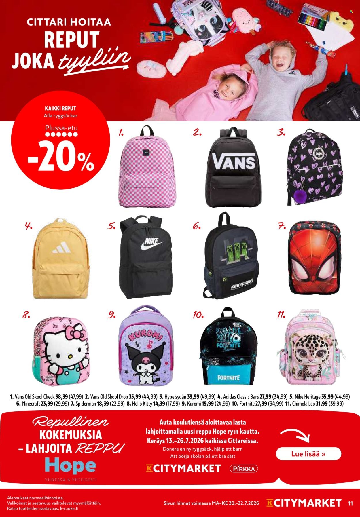 K-CITYMARKET tarjoukset - Alkaen MA 20.7.2026