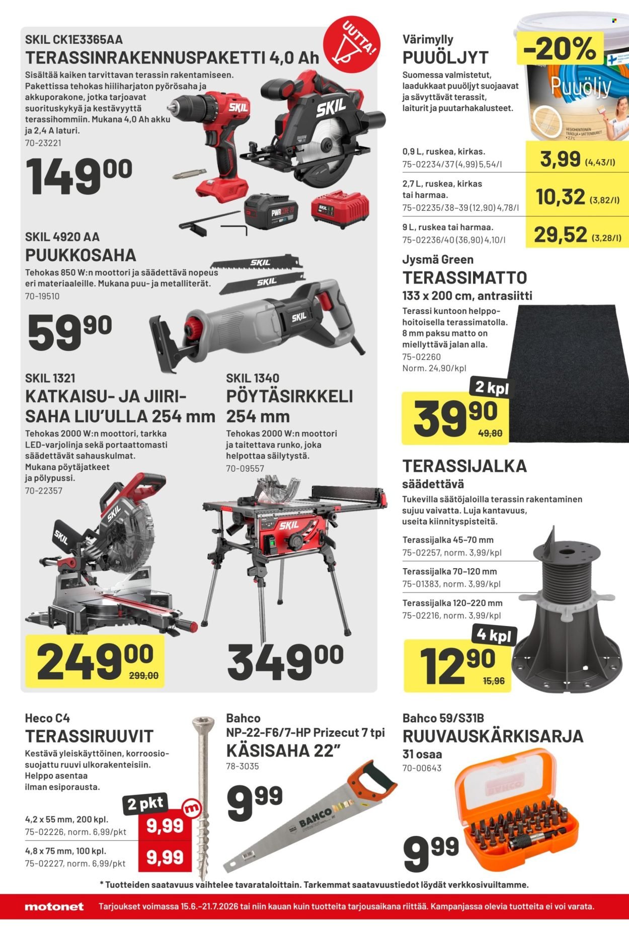 MOTONET tarjoukset - Kesäkuun lehti