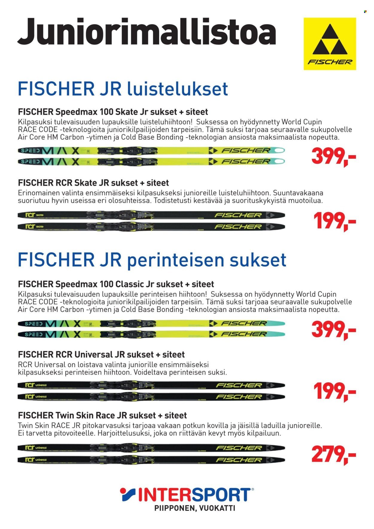 INTERSPORT tarjoukset - Piipposen maastohiihtokuvasto