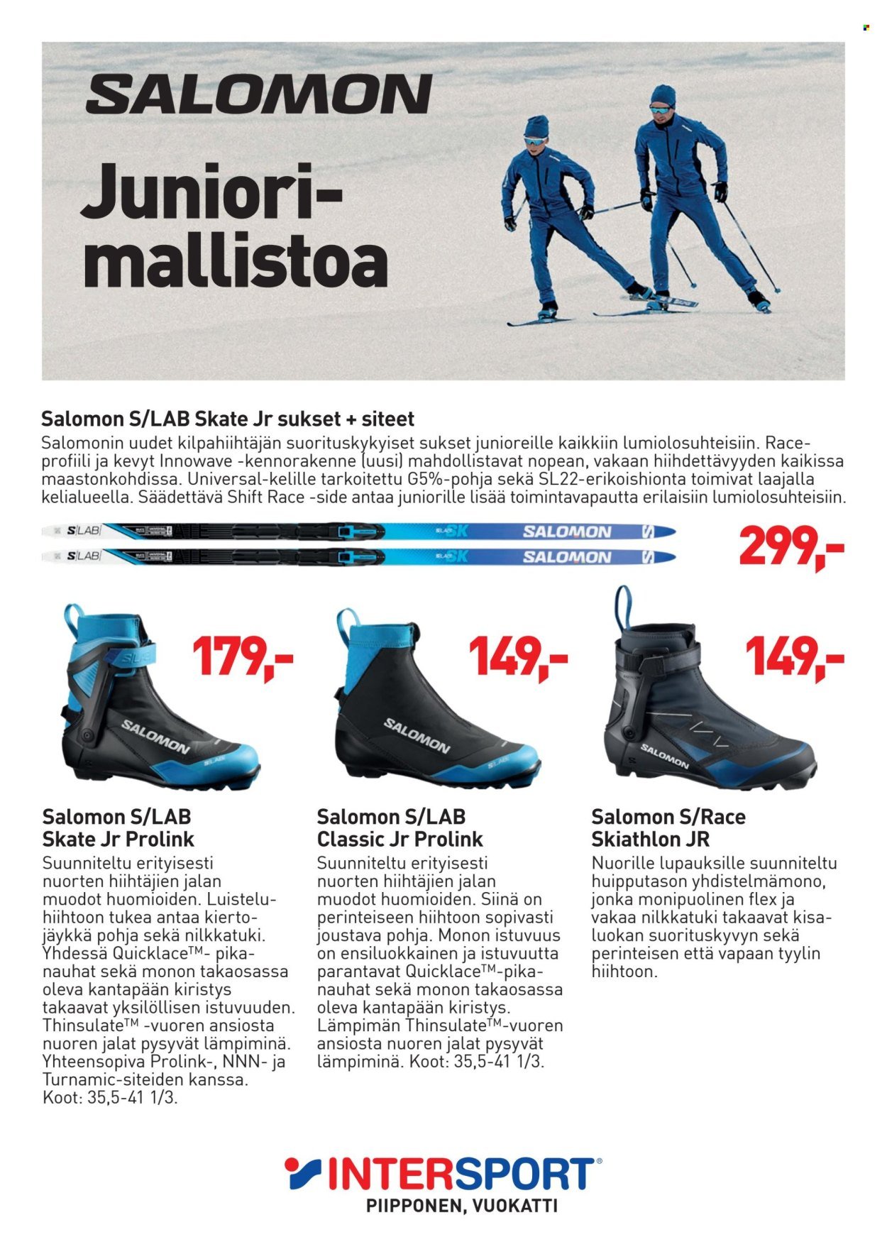 INTERSPORT tarjoukset - Piipposen maastohiihtokuvasto
