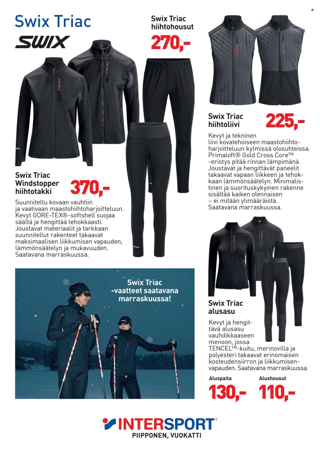 INTERSPORT tarjoukset - Piipposen maastohiihtokuvasto
