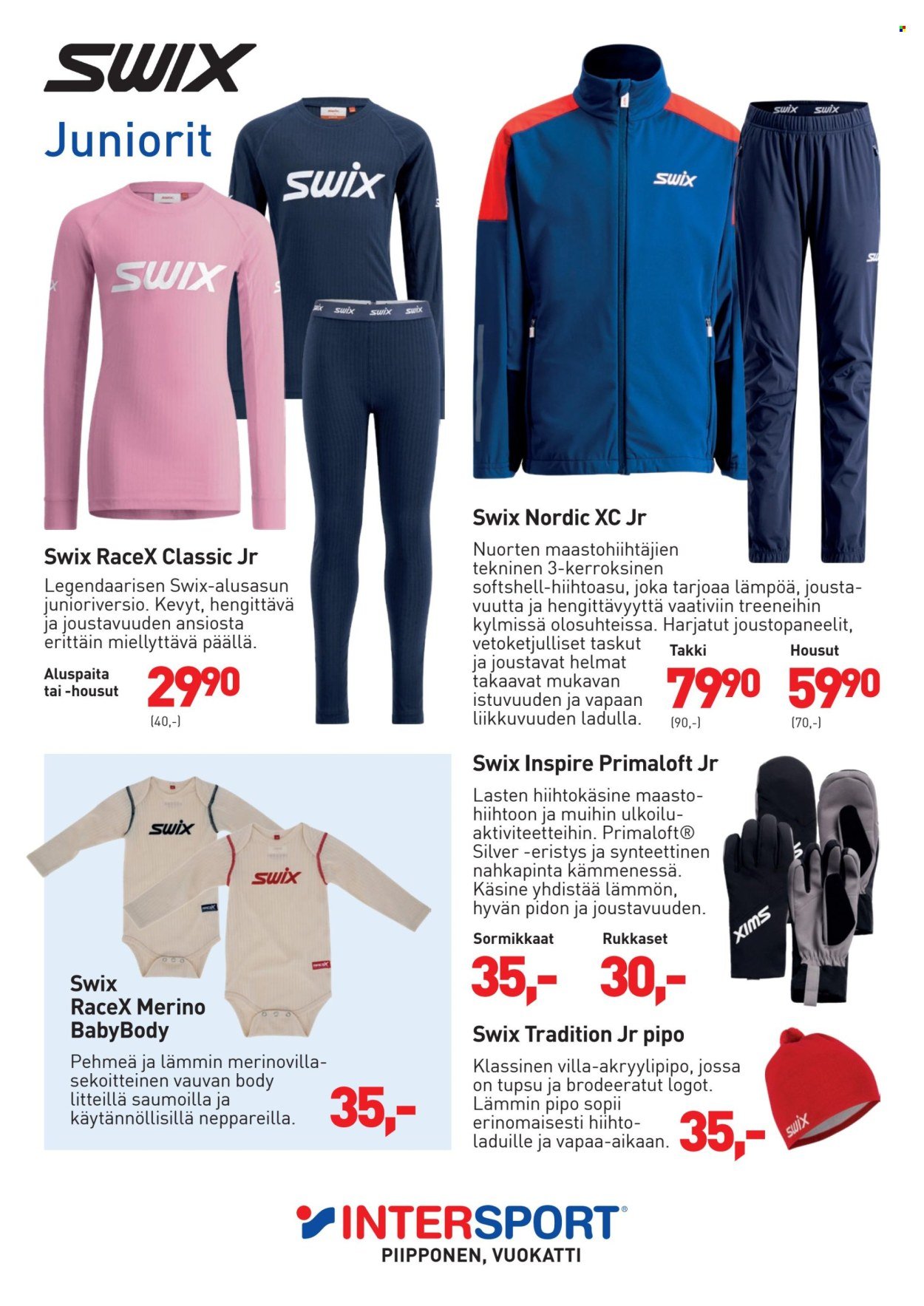 INTERSPORT tarjoukset - Piipposen maastohiihtokuvasto