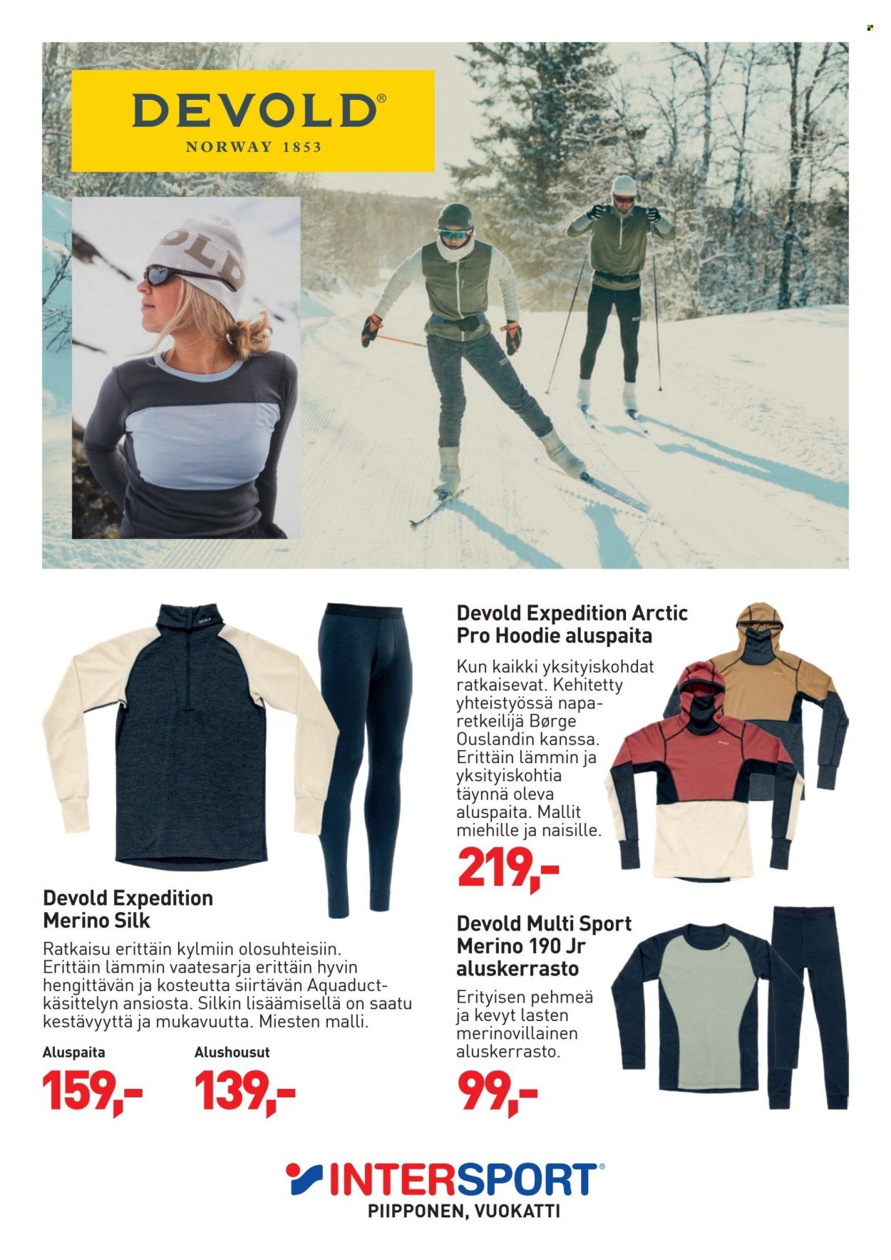 INTERSPORT tarjoukset - Piipposen maastohiihtokuvasto