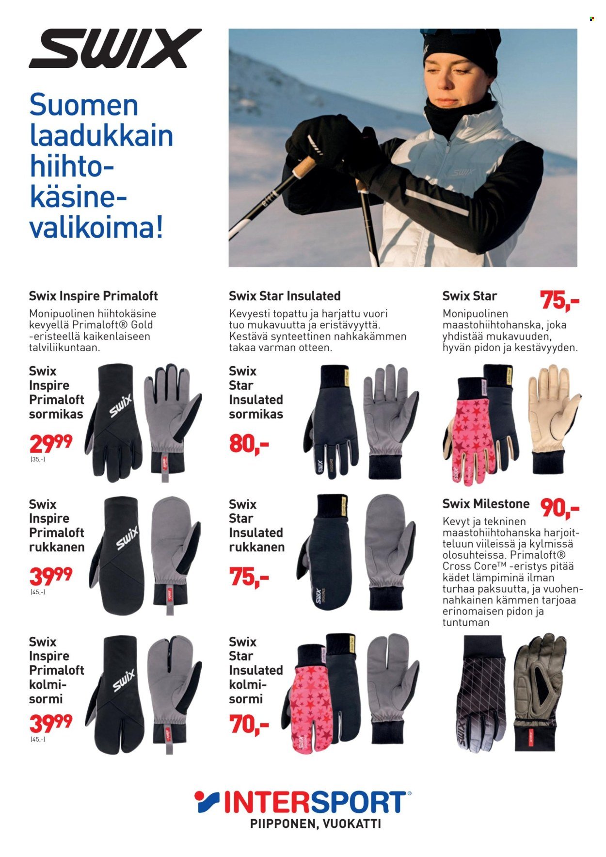 INTERSPORT tarjoukset - Piipposen maastohiihtokuvasto