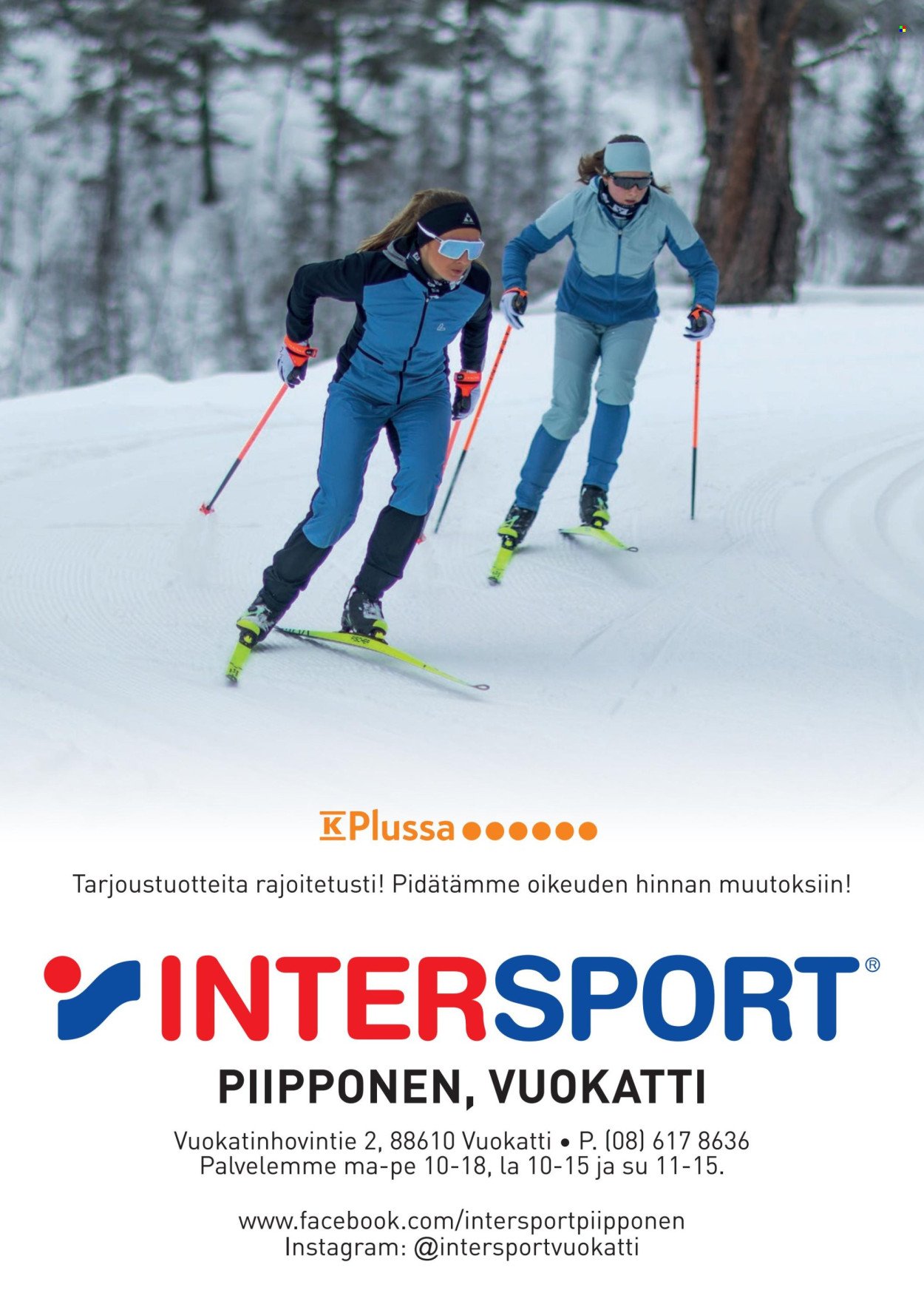 INTERSPORT tarjoukset - Piipposen maastohiihtokuvasto
