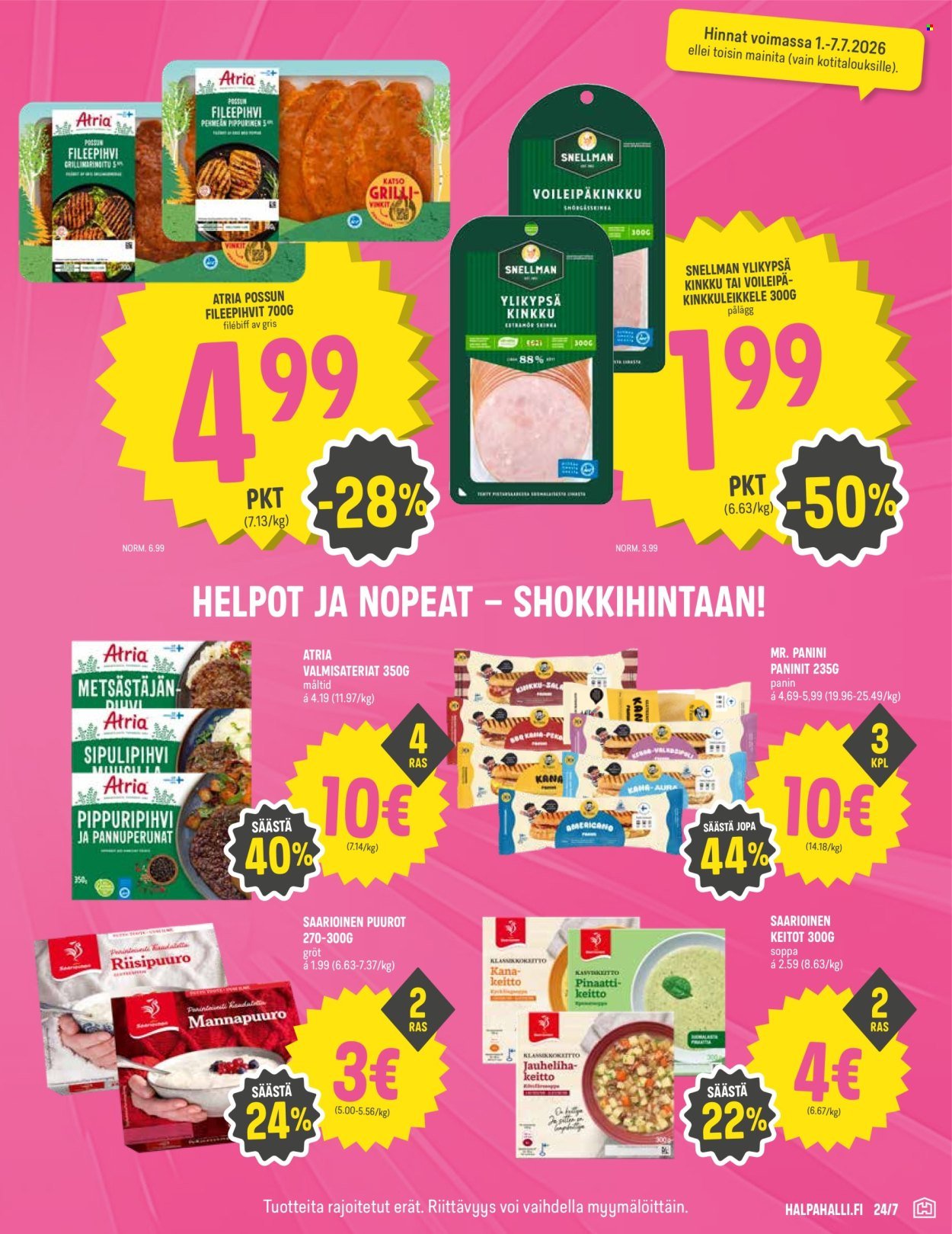 HALPAHALLI tarjoukset - Uusin tarjouslehtemme
