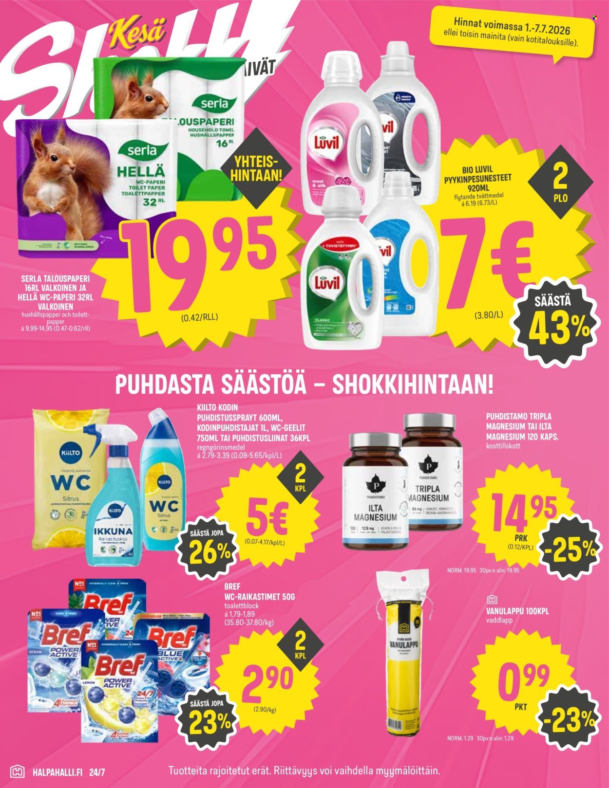 HALPAHALLI tarjoukset - Uusin tarjouslehtemme