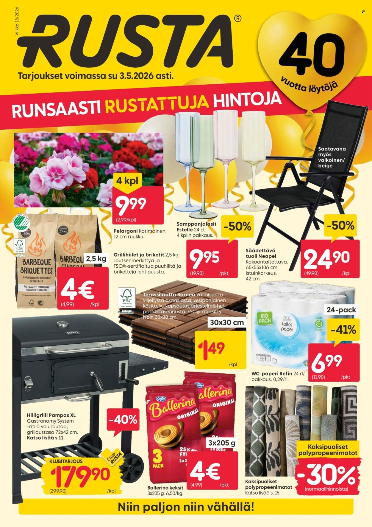 RUSTA tarjoukset - Alkaen MA 27.4.2026