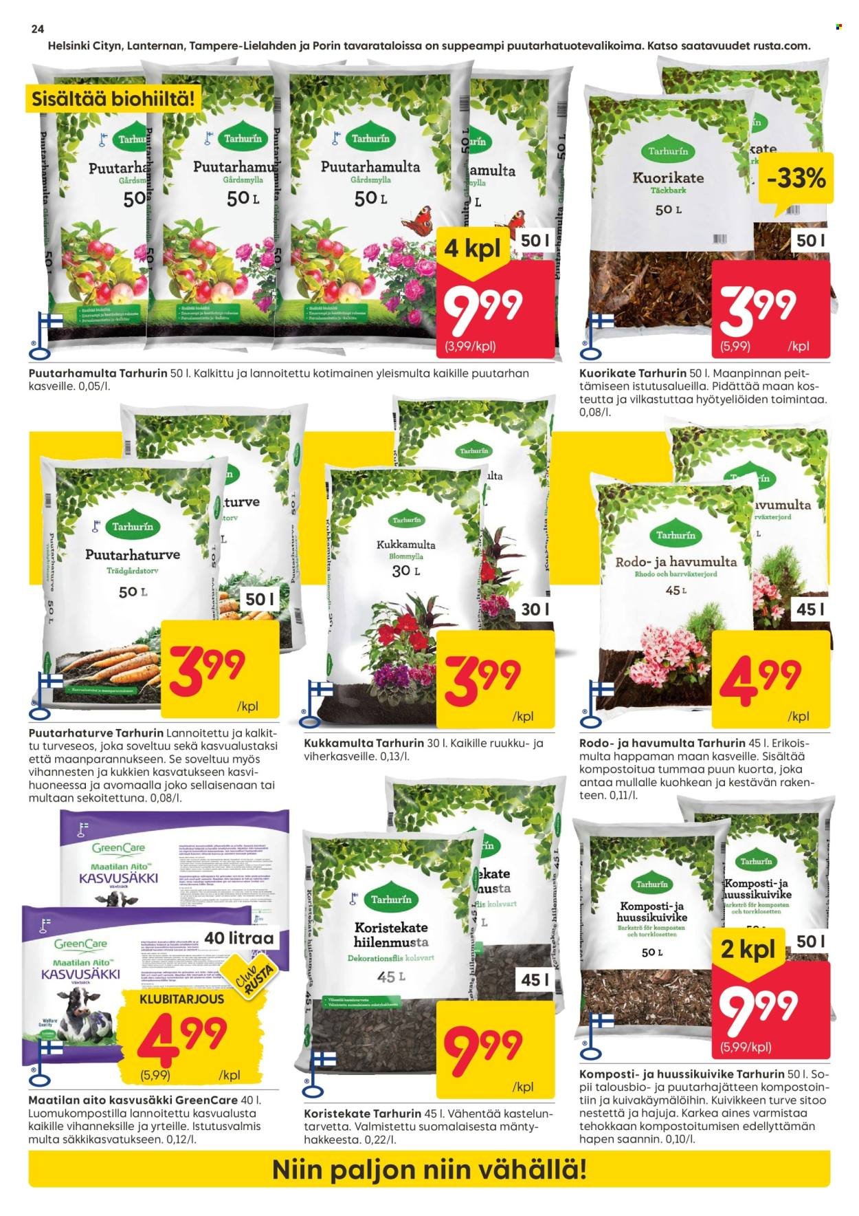 RUSTA tarjoukset - Alkaen MA 27.4.2026