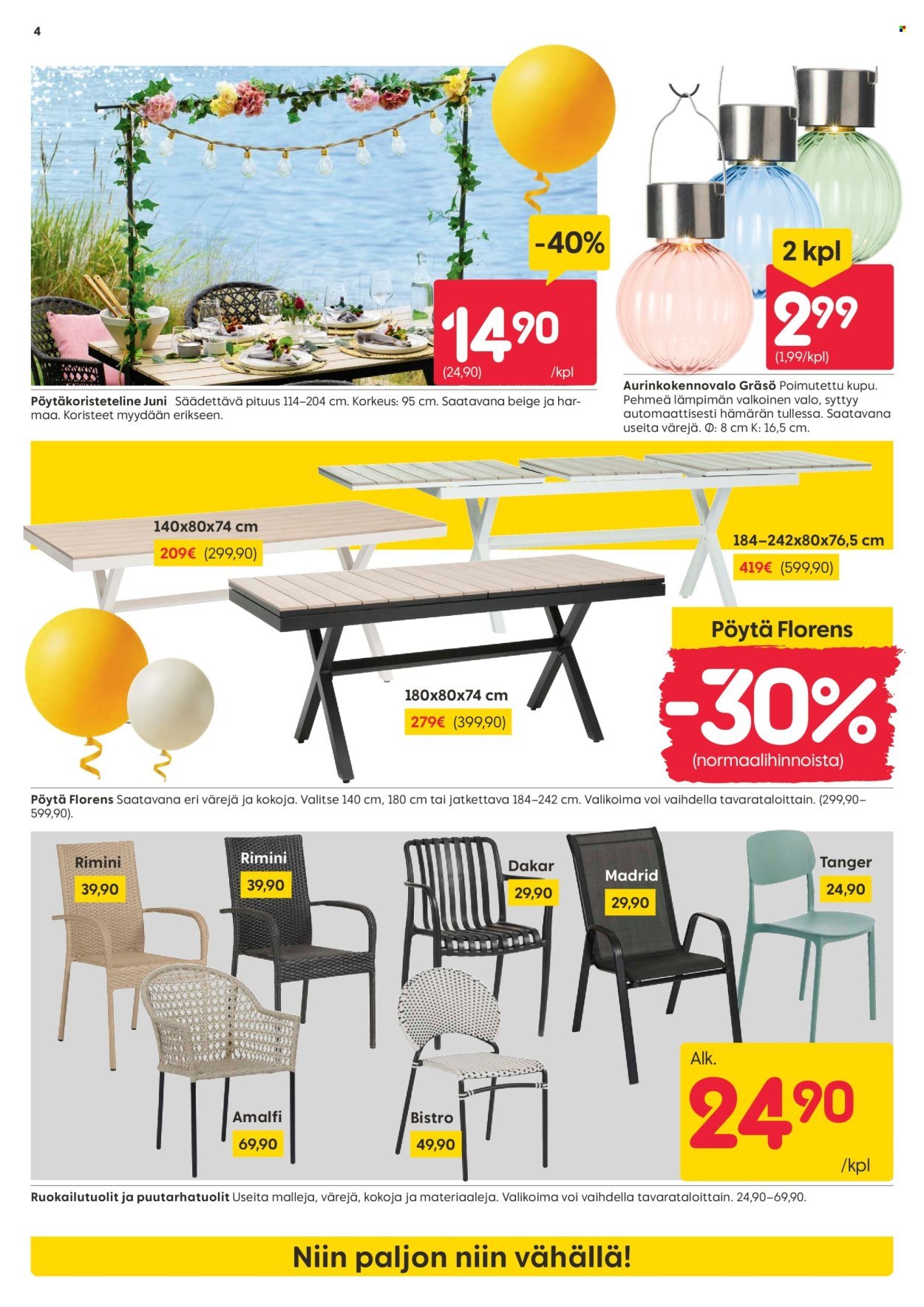 RUSTA tarjoukset - Alkaen MA 27.4.2026