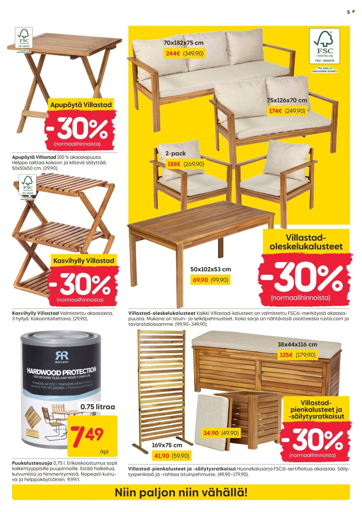 RUSTA tarjoukset - Alkaen MA 27.4.2026