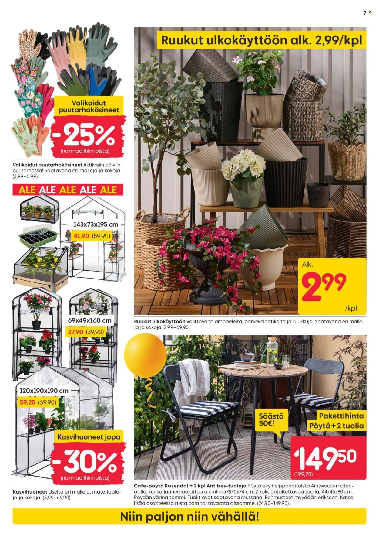 RUSTA tarjoukset - Alkaen MA 27.4.2026