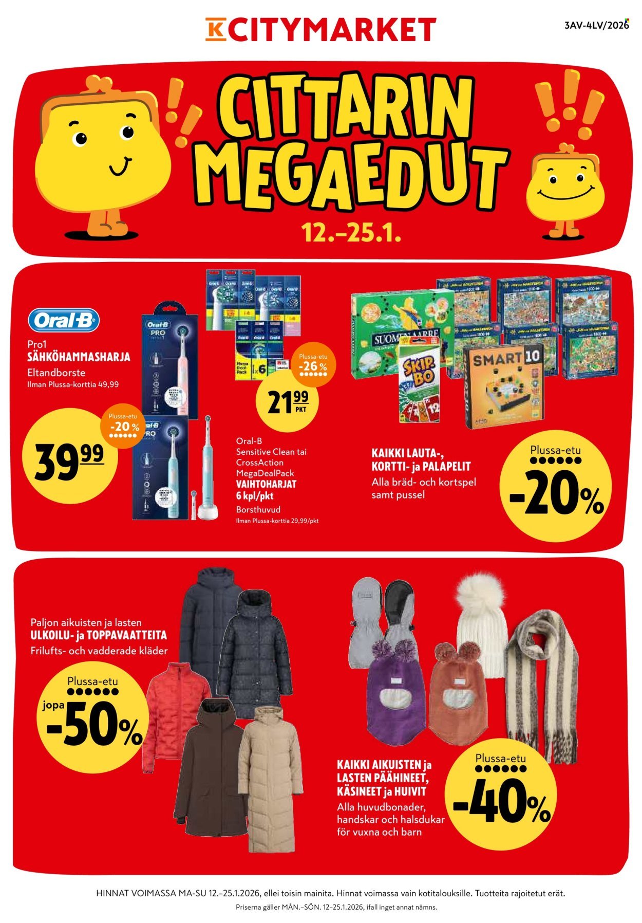 K-CITYMARKET tarjoukset - Alkaen MA 12.1.2026