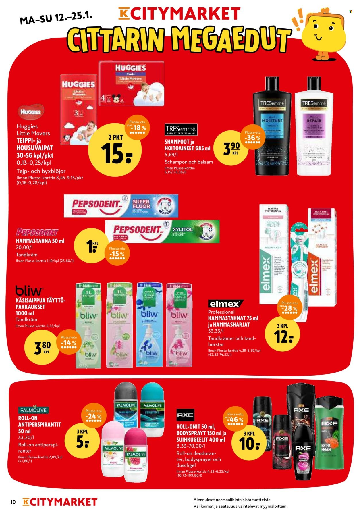 K-CITYMARKET tarjoukset - Alkaen MA 12.1.2026