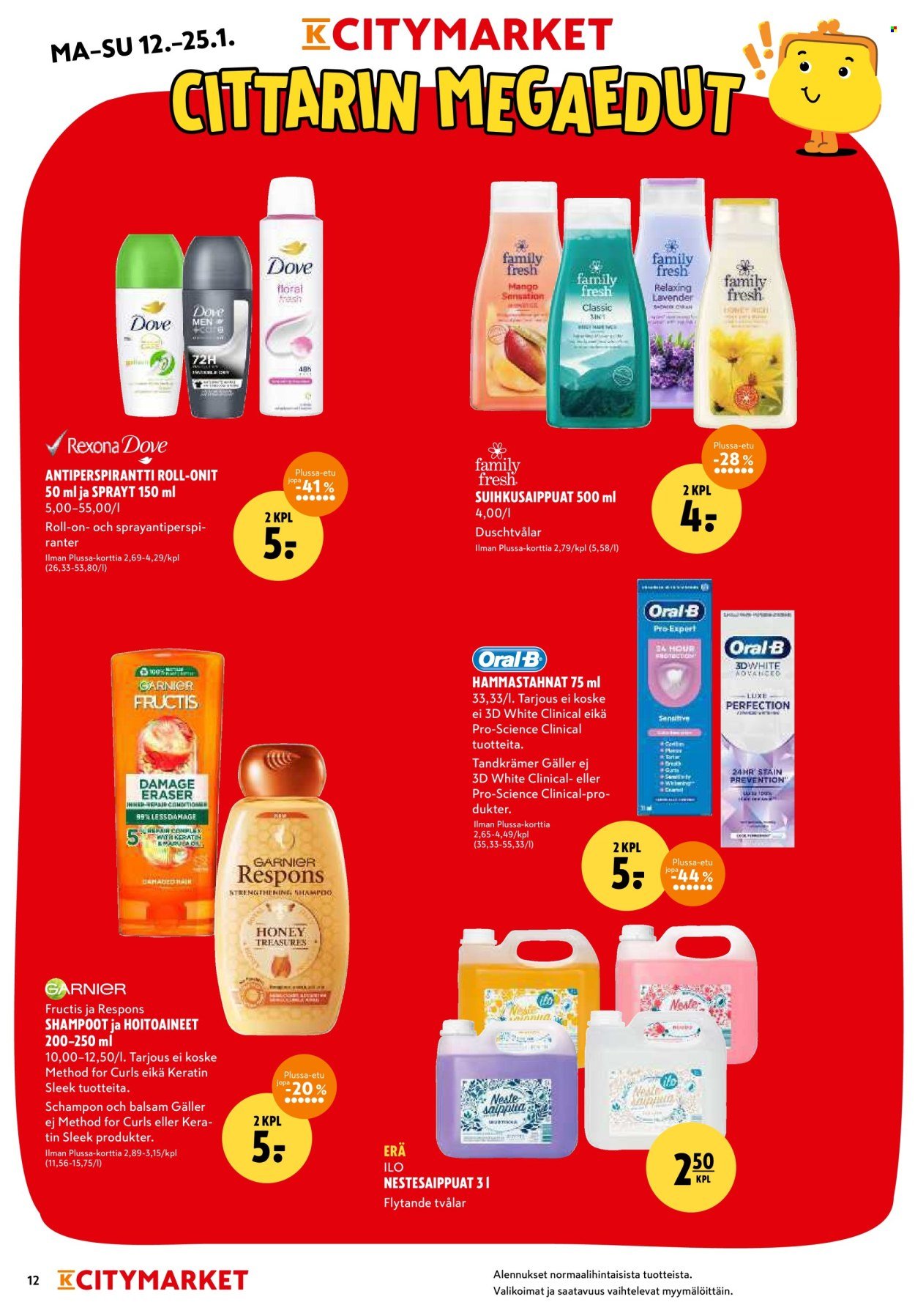 K-CITYMARKET tarjoukset - Alkaen MA 12.1.2026