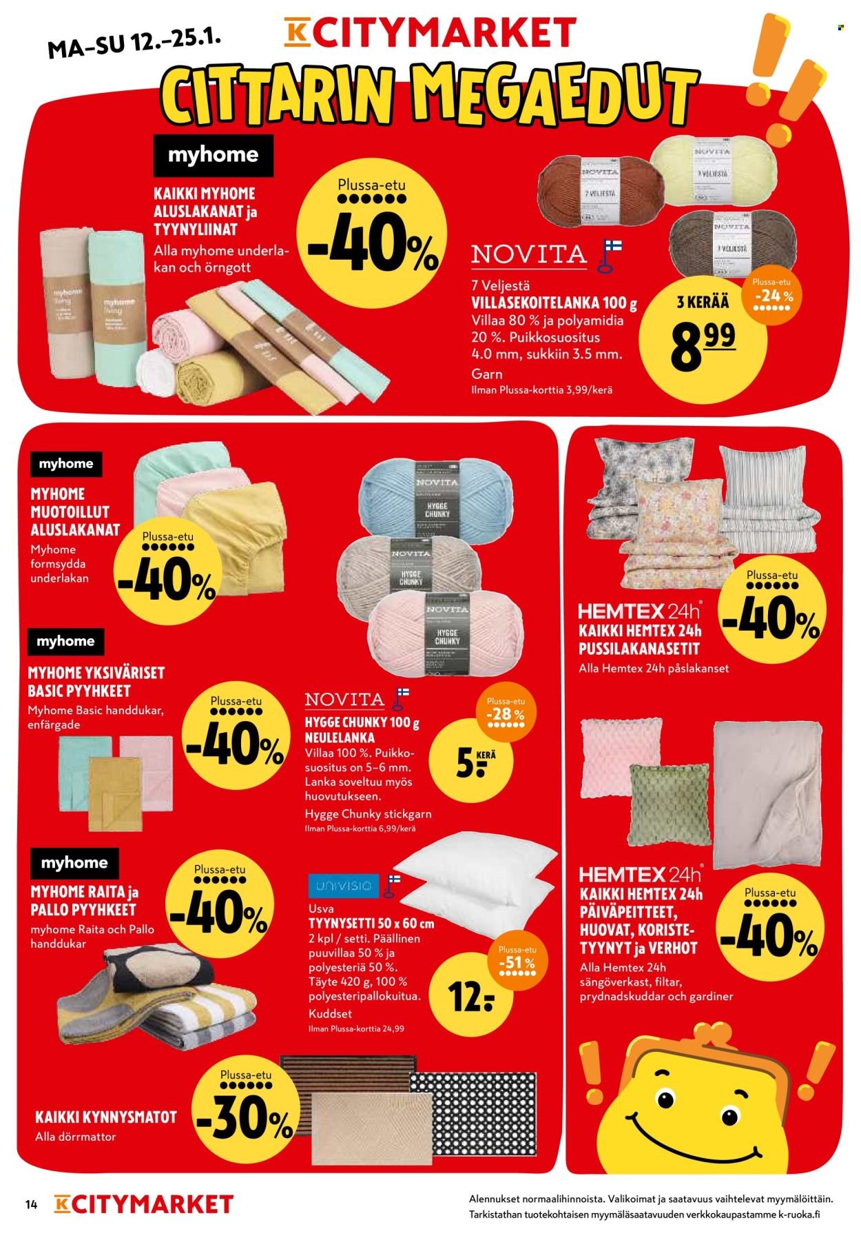 K-CITYMARKET tarjoukset - Alkaen MA 12.1.2026
