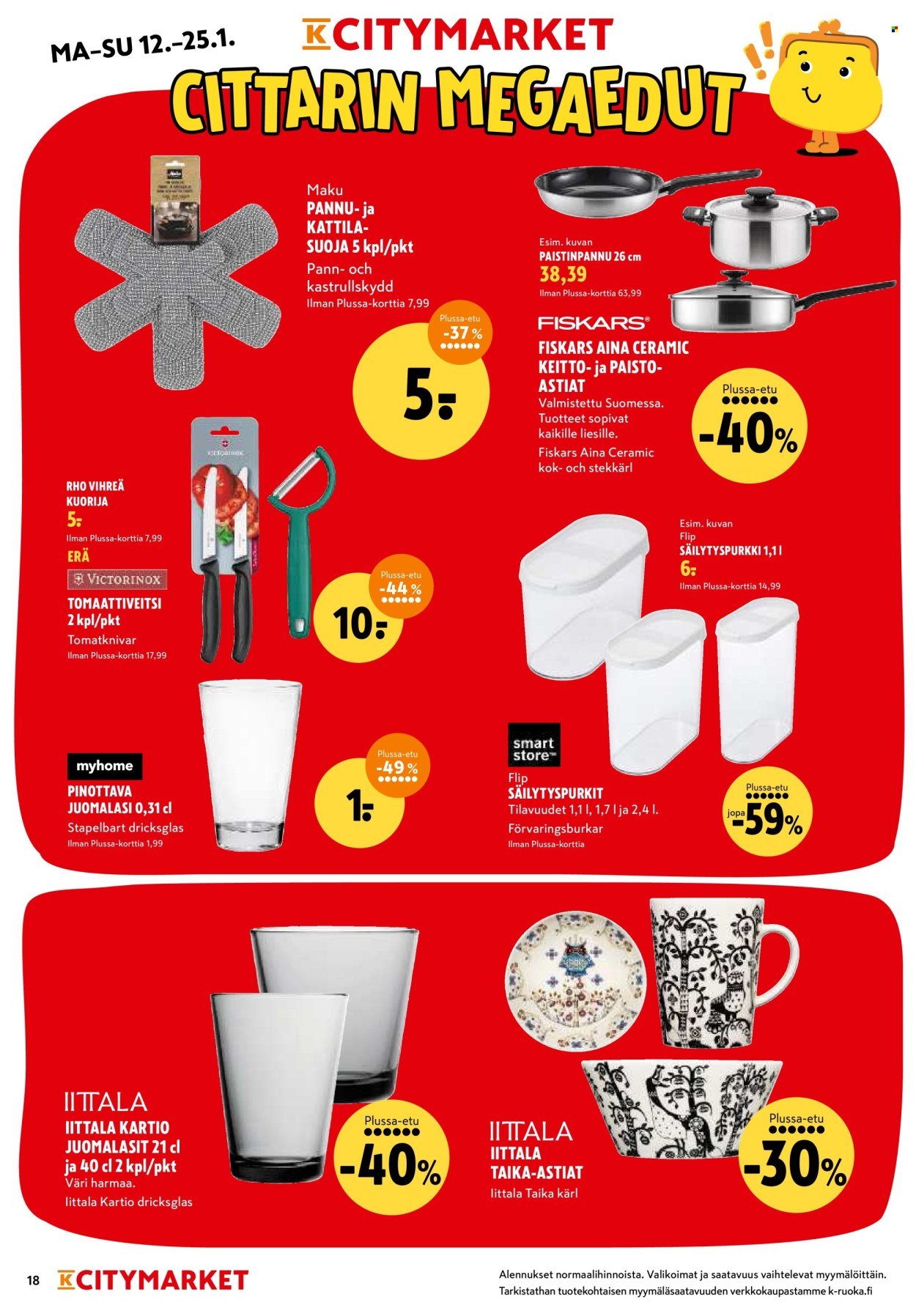 K-CITYMARKET tarjoukset - Alkaen MA 12.1.2026