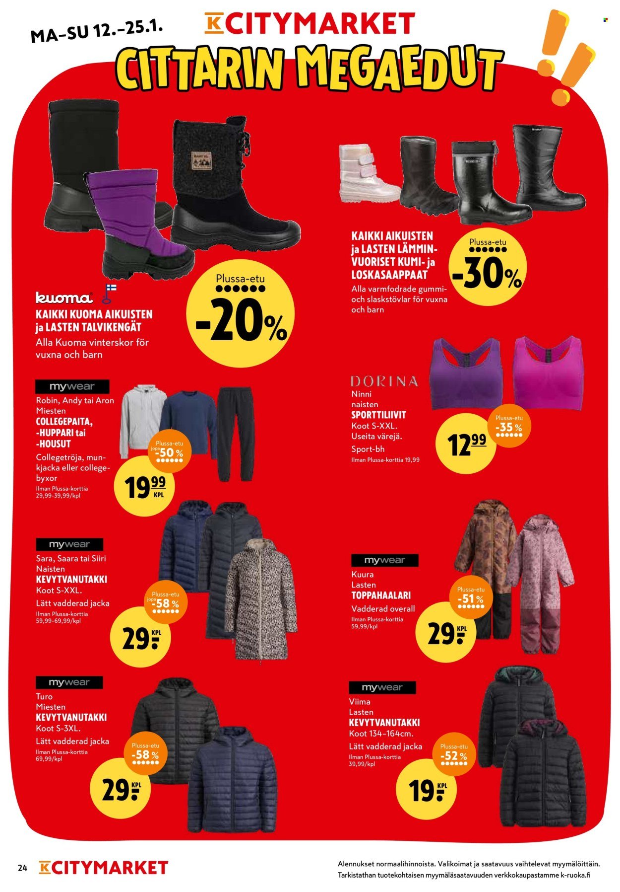 K-CITYMARKET tarjoukset - Alkaen MA 12.1.2026