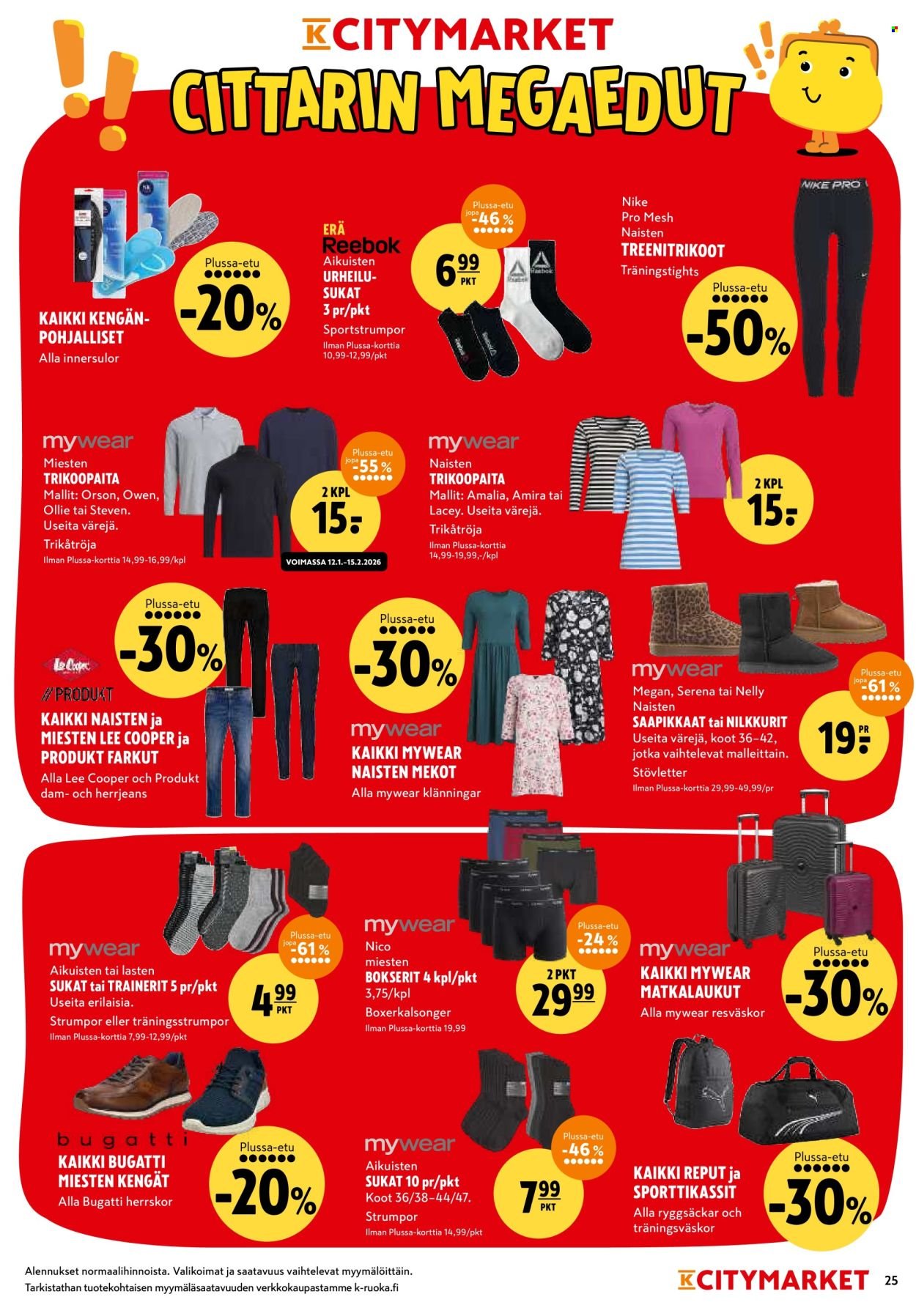 K-CITYMARKET tarjoukset - Alkaen MA 12.1.2026