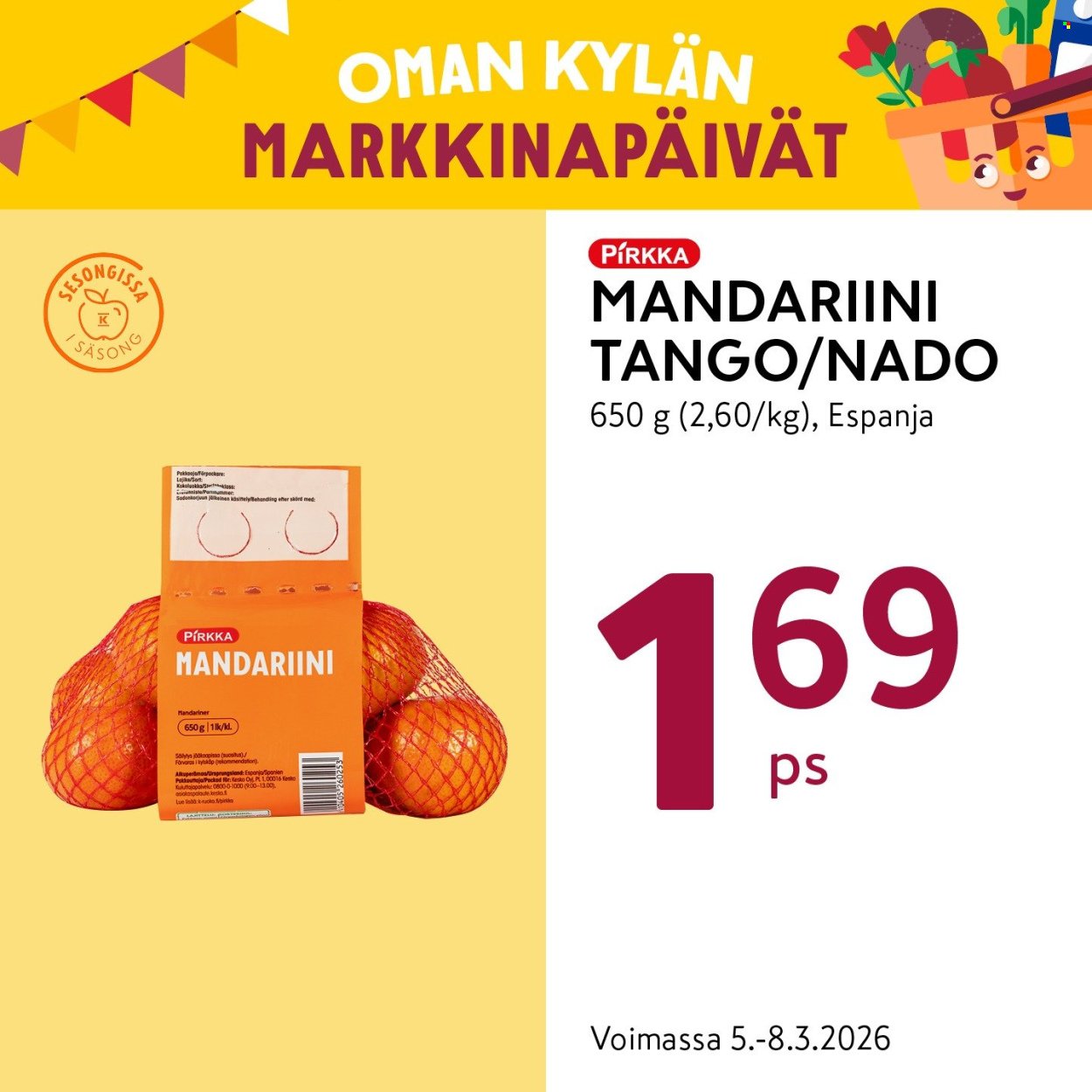 K-MARKET tarjoukset - Alkaen TO 5.3.2026