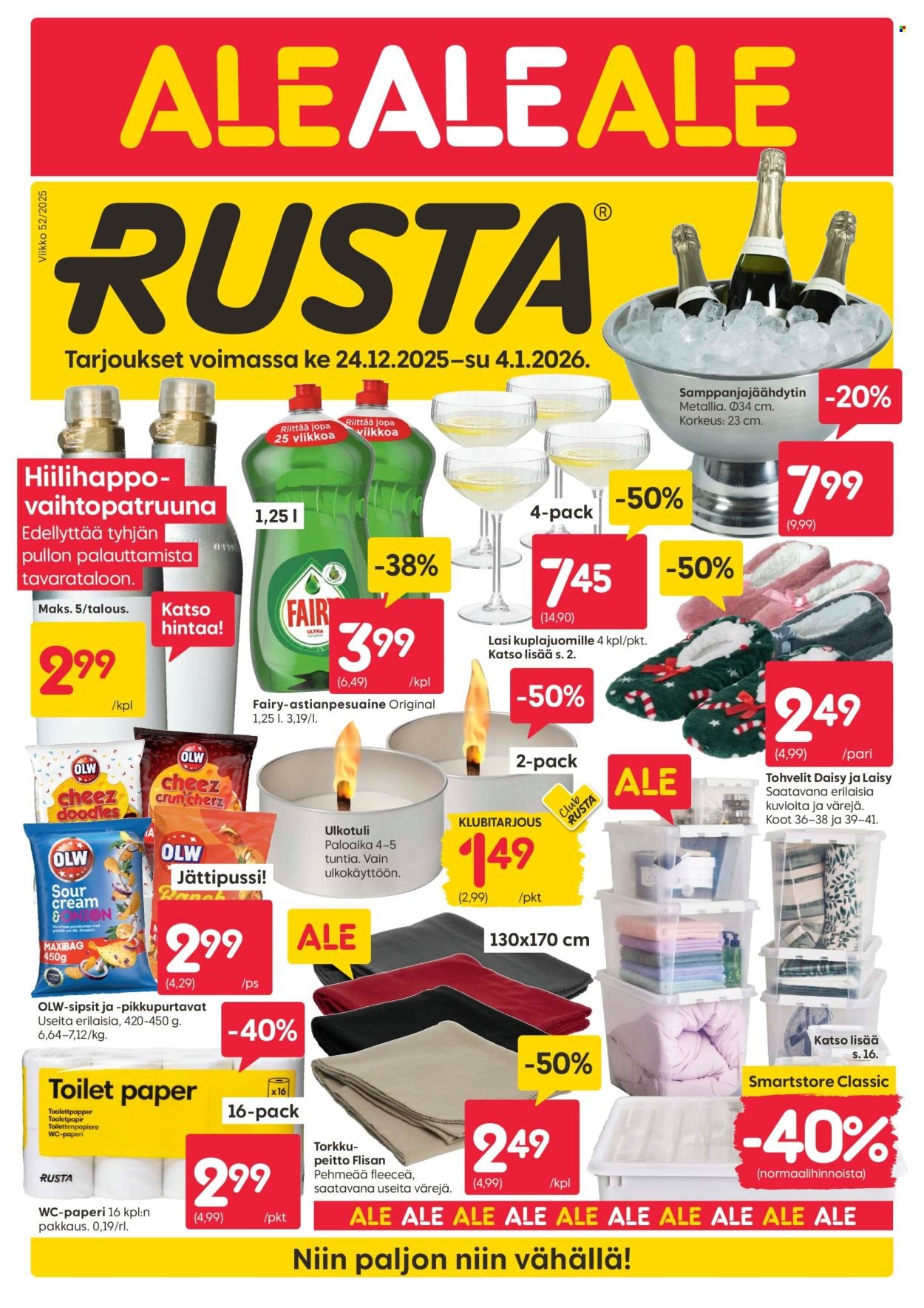 RUSTA tarjoukset - Alkaen KE 24.12.2025